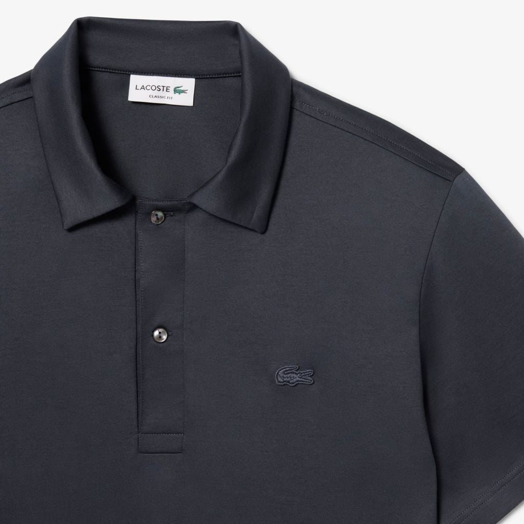 Áo Polo Lacoste Nam Dáng Cổ Điển Cổ Hở Paris Thêu Họa Tiết