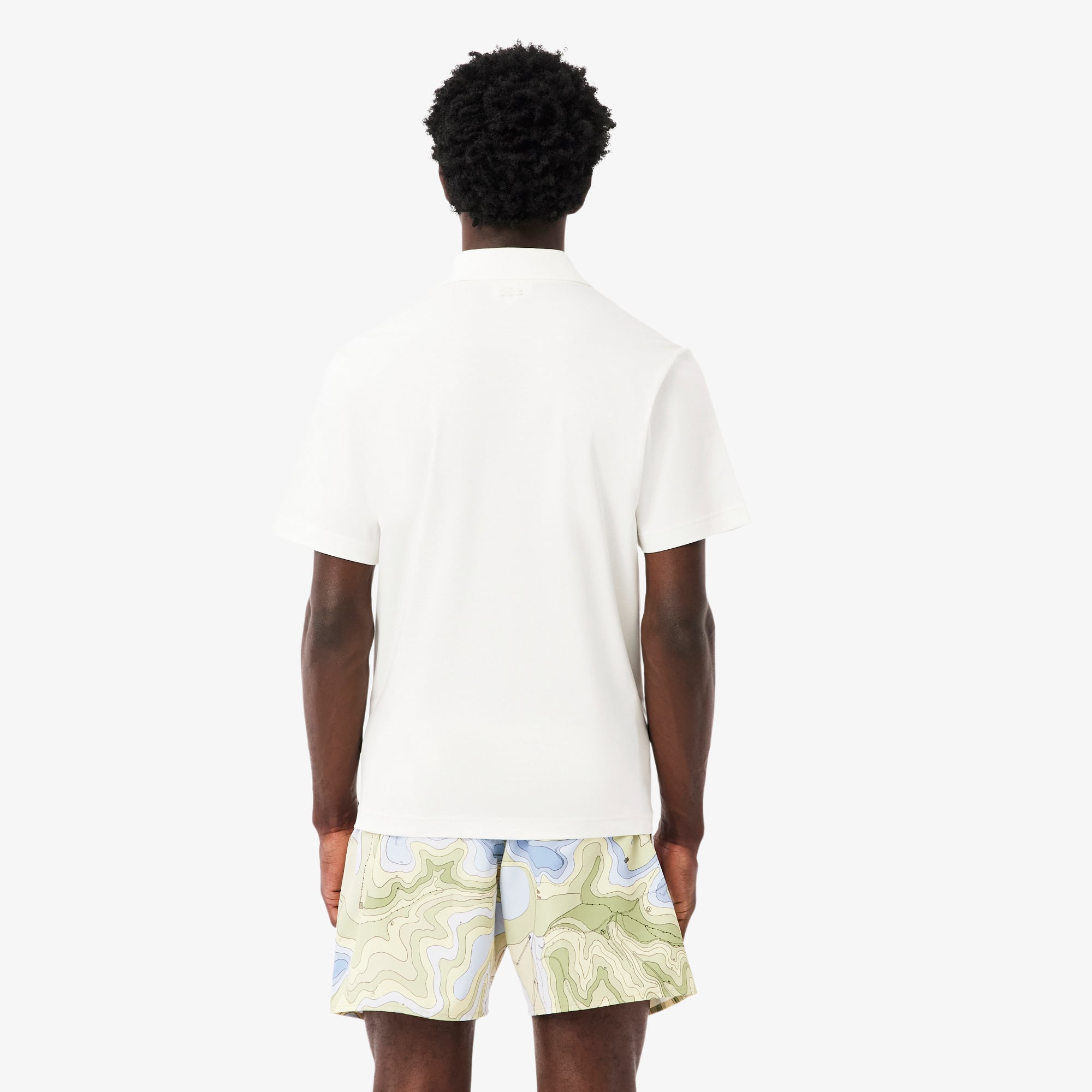 Áo Polo Lacoste Nam Dáng Cổ Điển Khóa Kéo Túi