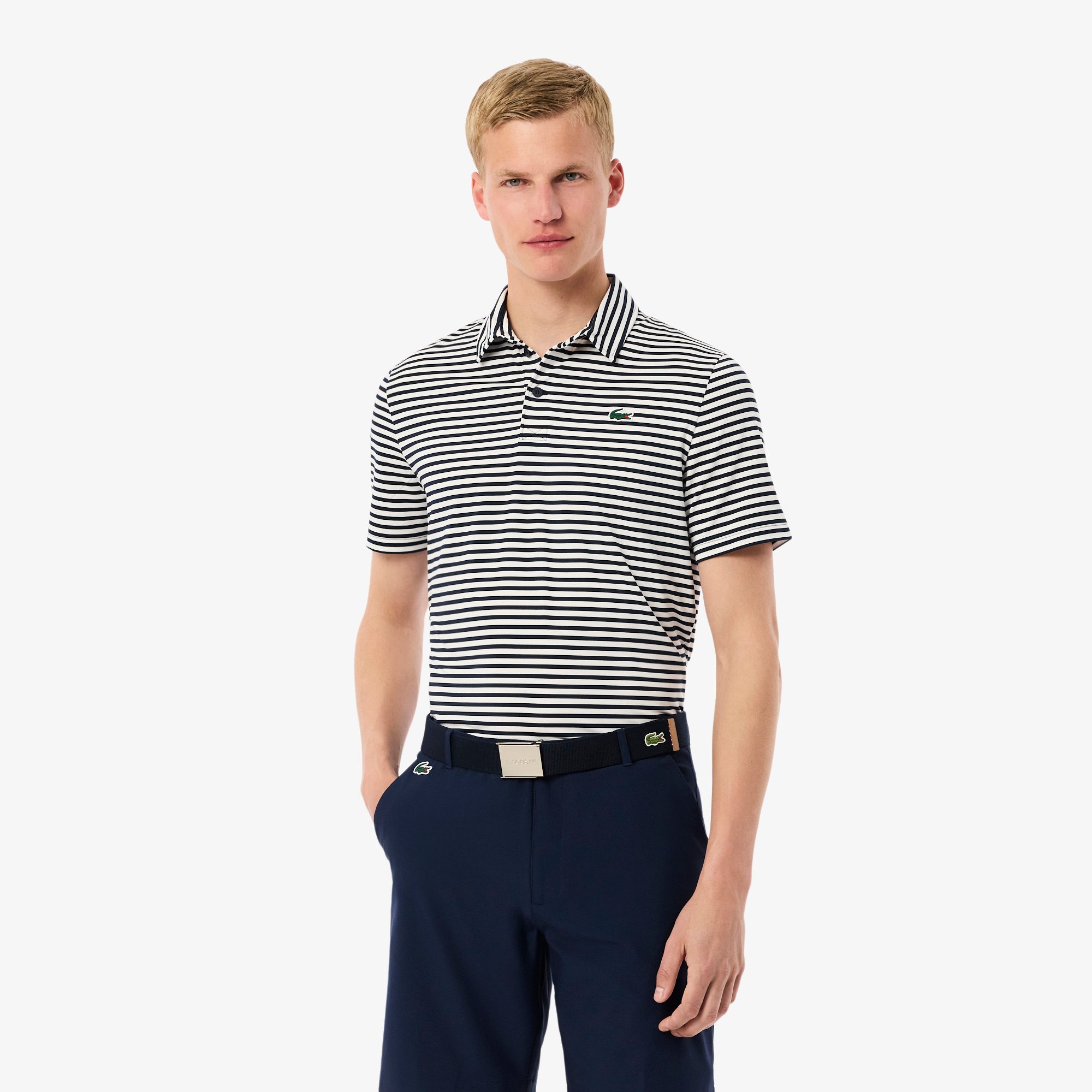 Áo Polo Golf Lacoste Nam Dáng Suông Chống Tia UV