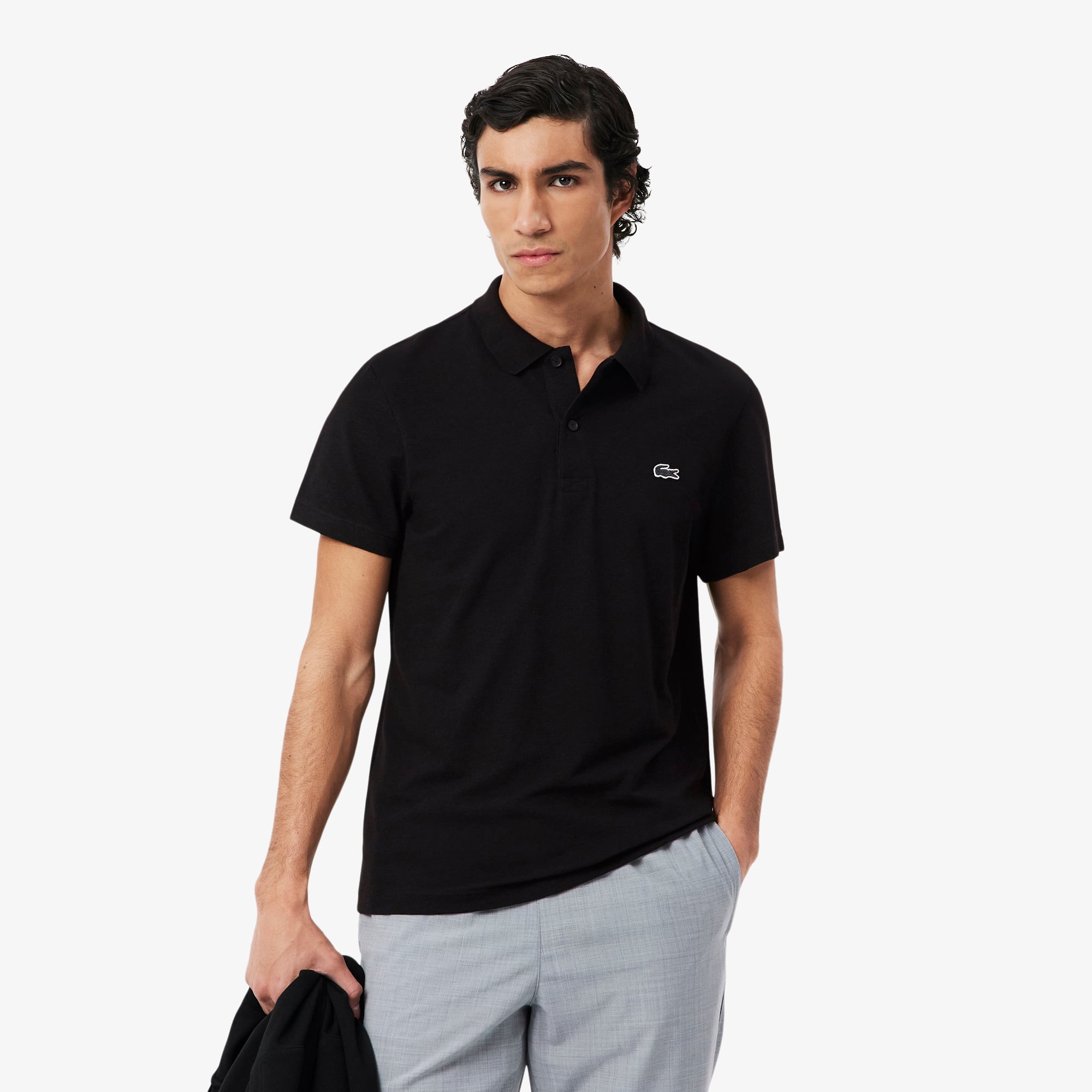 Áo Polo Lacoste Nam Dáng Suông Chất Liệu Cotton
