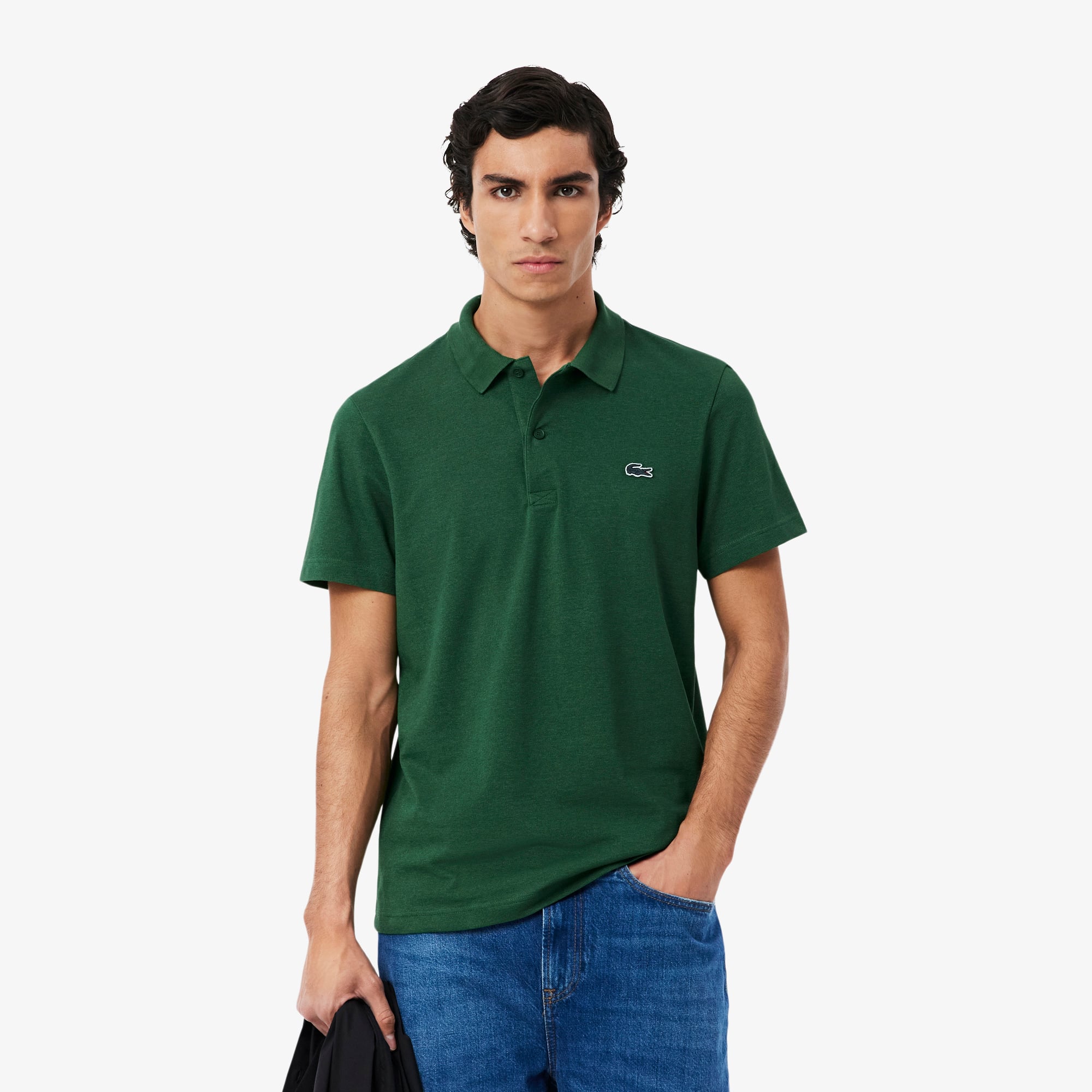 Áo Polo Lacoste Nam Dáng Suông Chất Liệu Cotton