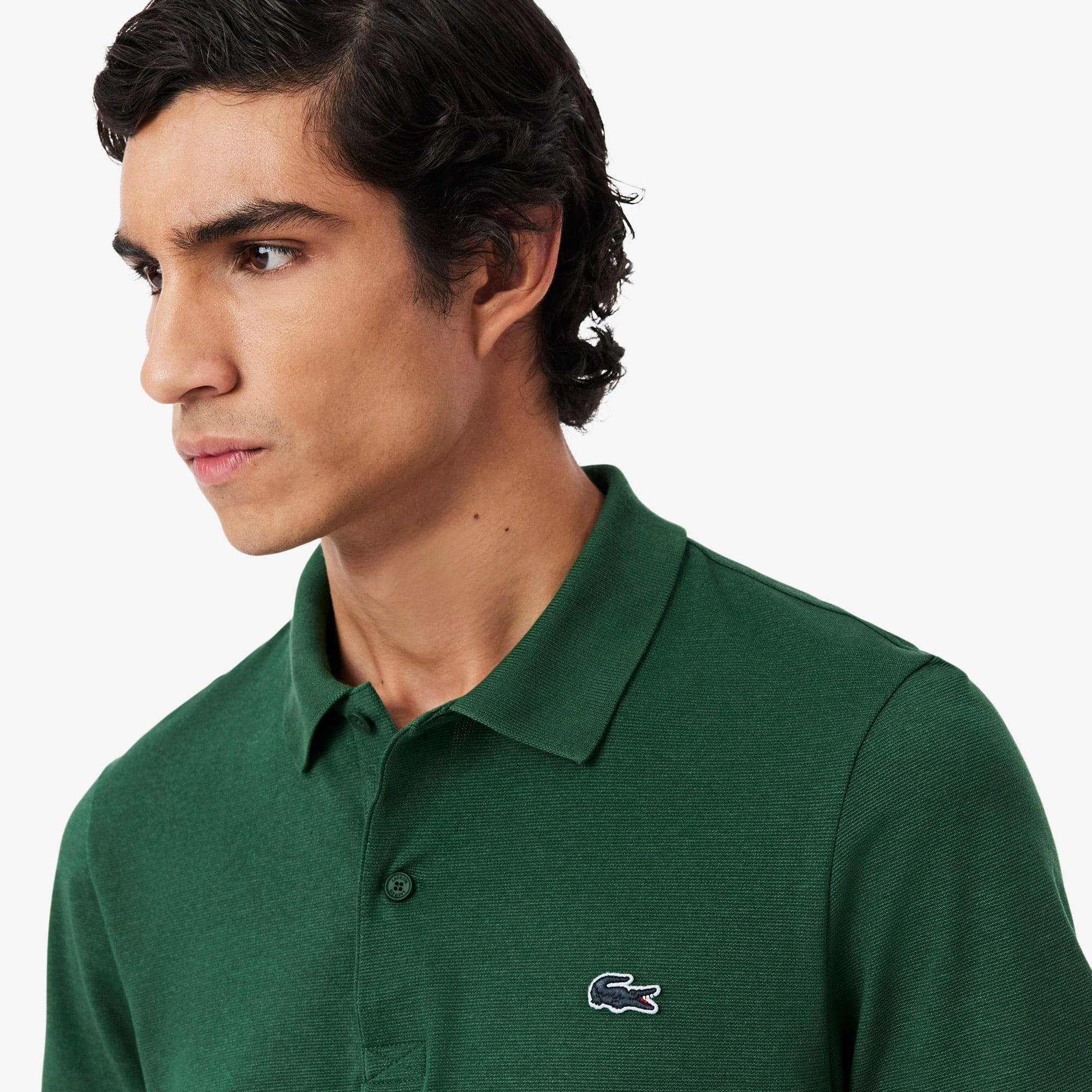 Áo Polo Lacoste Nam Dáng Suông Chất Liệu Cotton