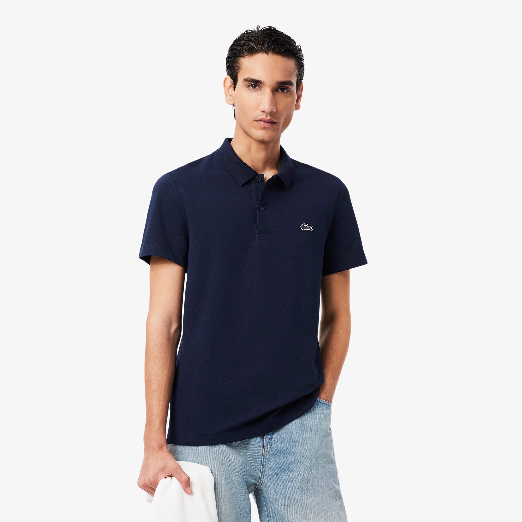 Áo Polo Lacoste Nam Dáng Suông Chất Liệu Cotton