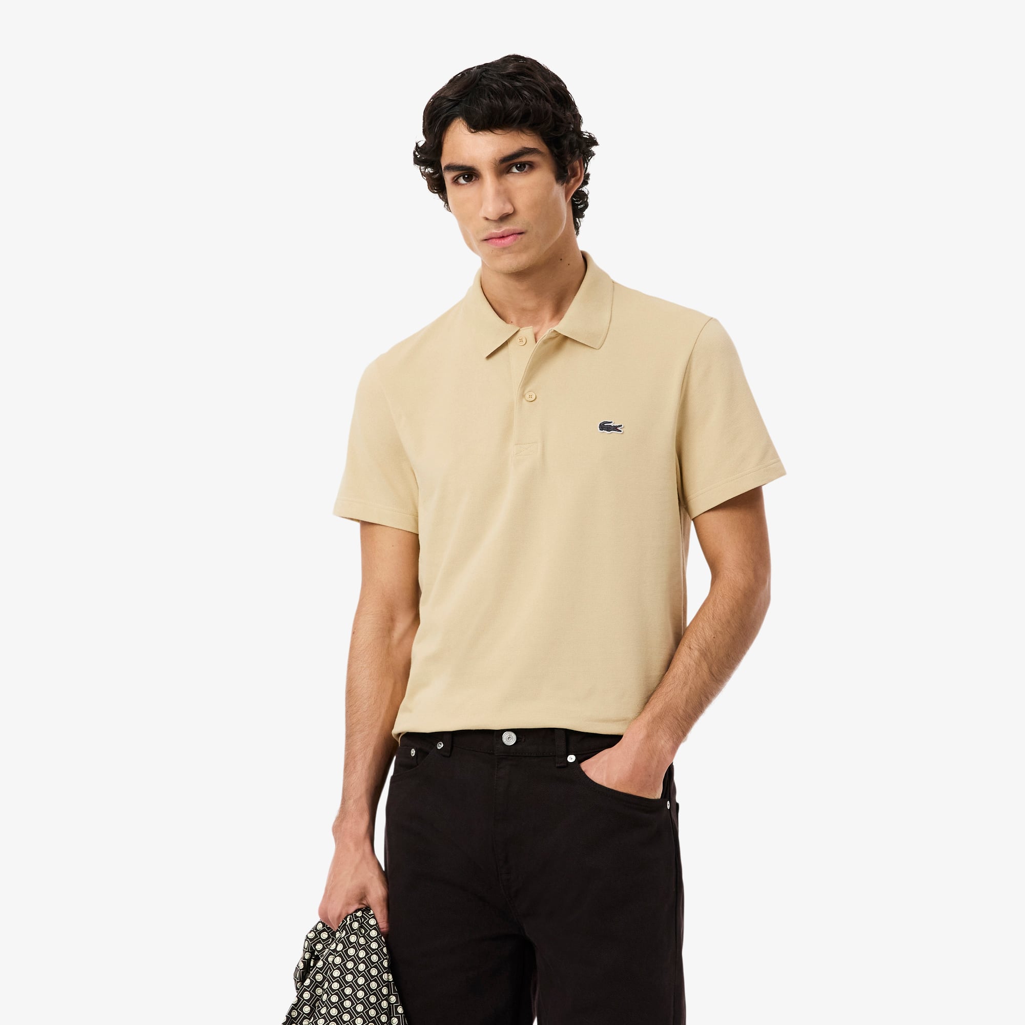 Áo Polo Lacoste Nam Dáng Suông Chất Liệu Cotton
