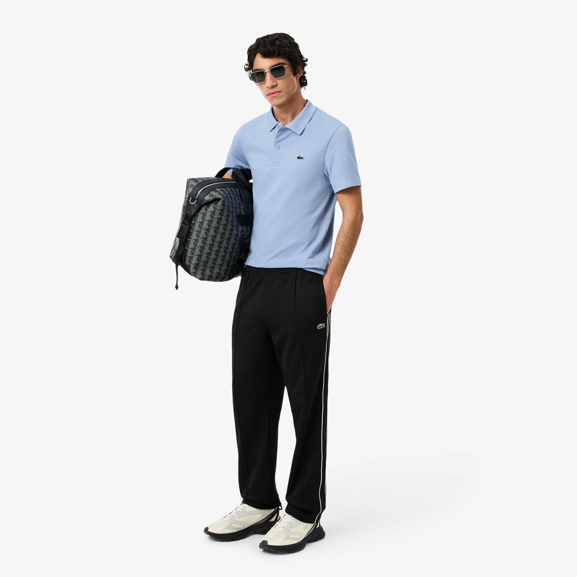 Áo Polo Lacoste Nam Dáng Suông Chất Liệu Cotton