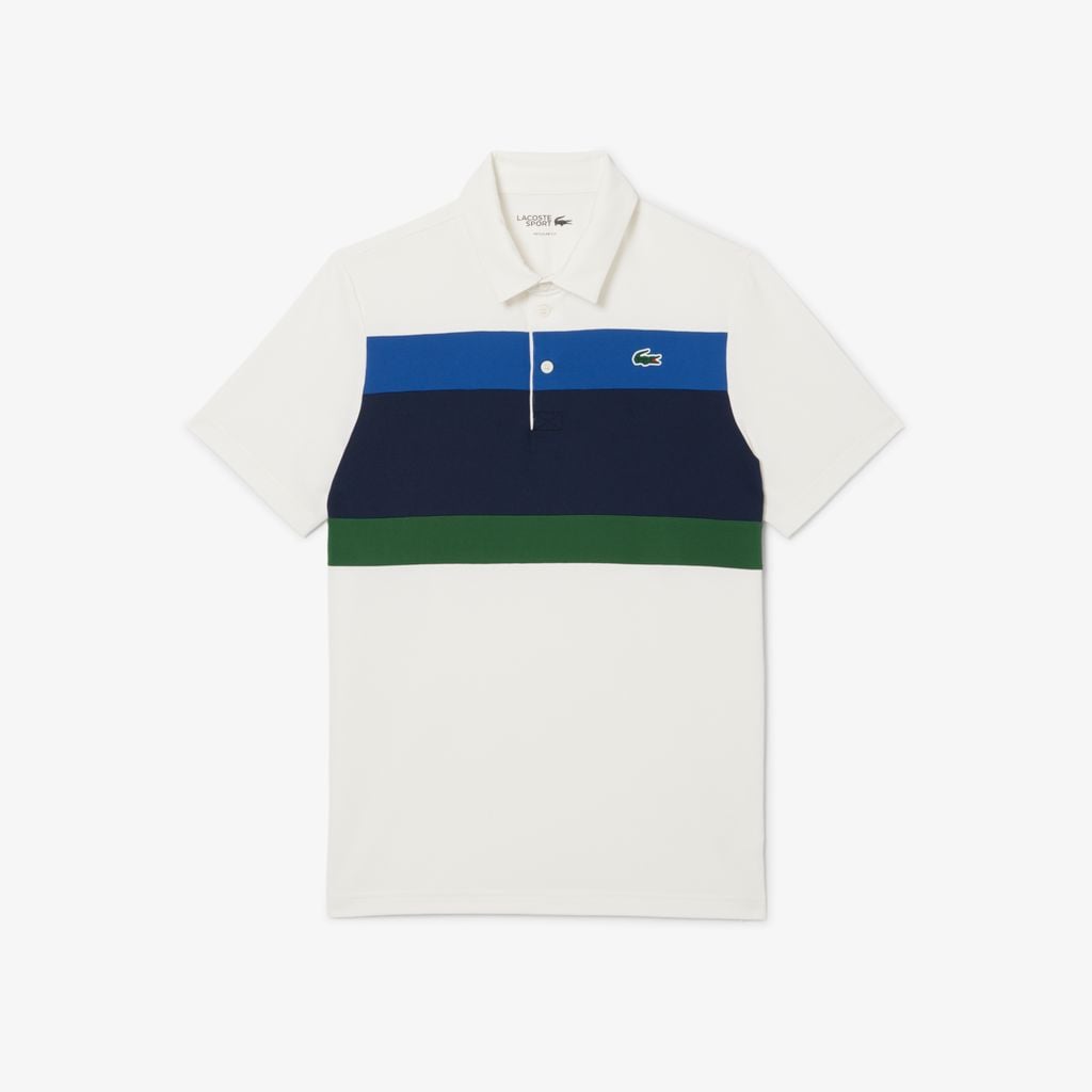Áo Polo Golf Lacoste Nam Dáng Suông Phối Màu