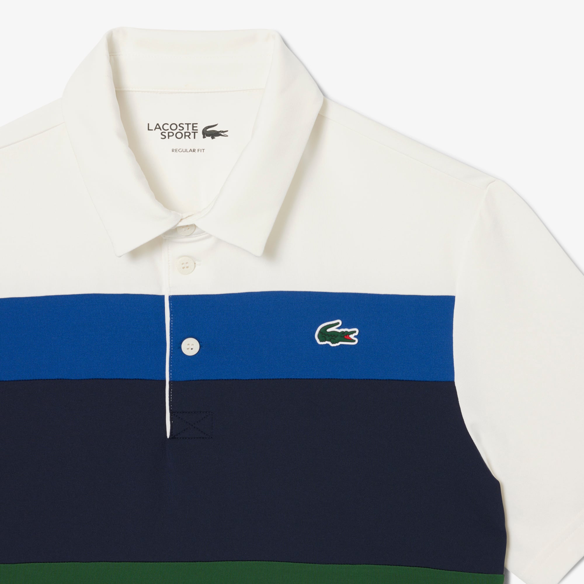 Áo Polo Golf Lacoste Nam Dáng Suông Phối Màu