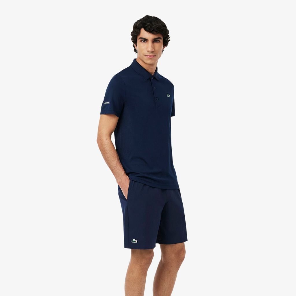 Áo Polo Tennis Lacoste Nam x Novak Djokovic Dáng Suông