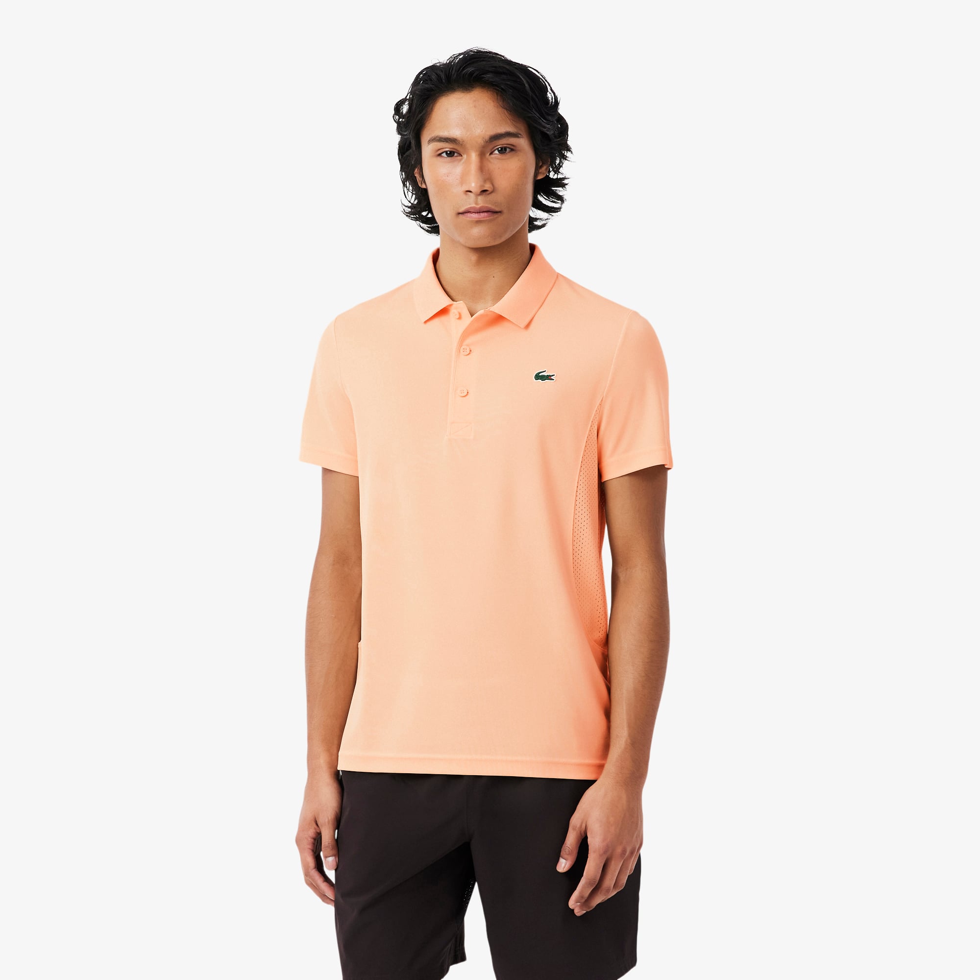 Áo Polo Tennis Lacoste Nam x Novak Djokovic Dáng Suông