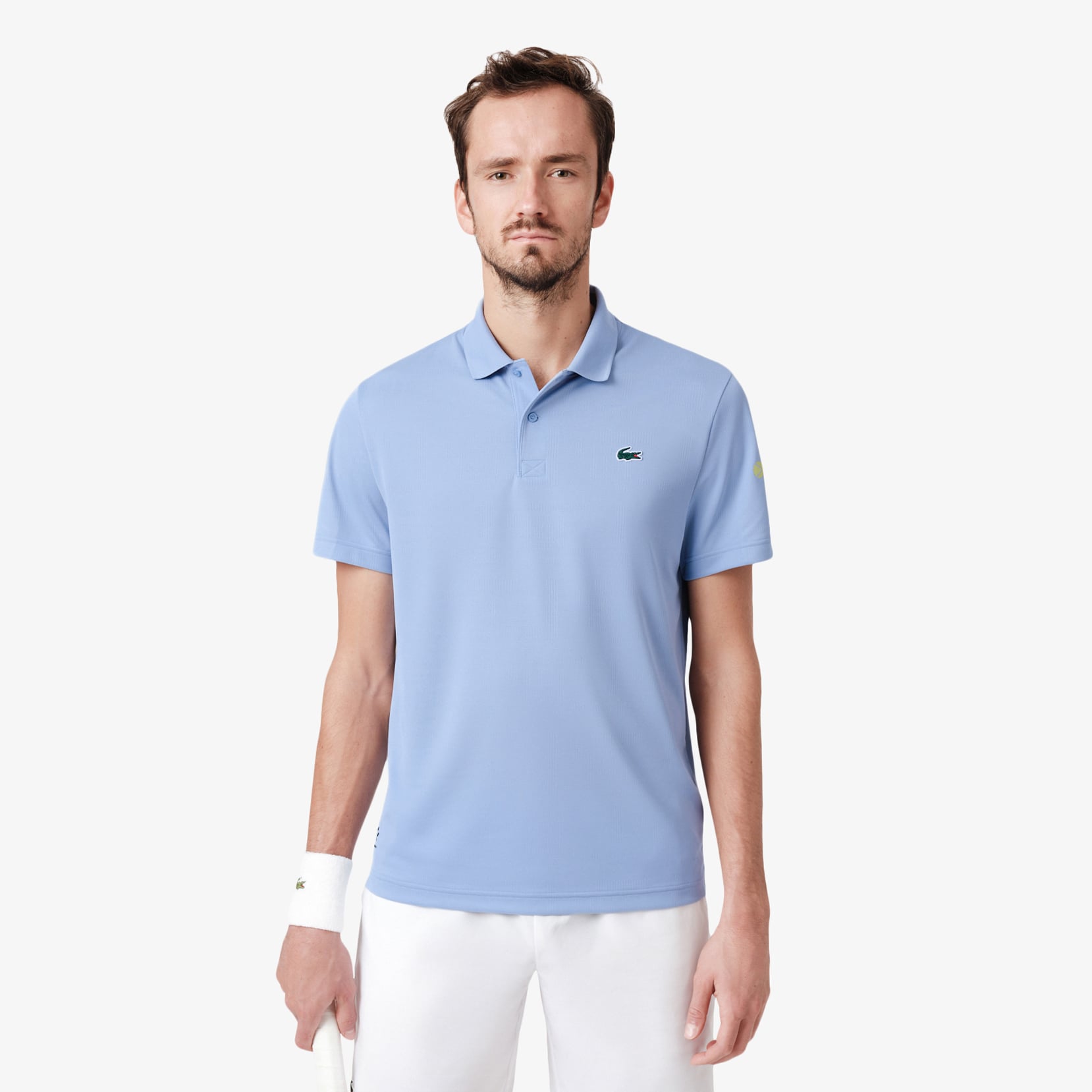 Áo Polo Tennis Lacoste Nam x Daniil Medvedev Ôm Dáng