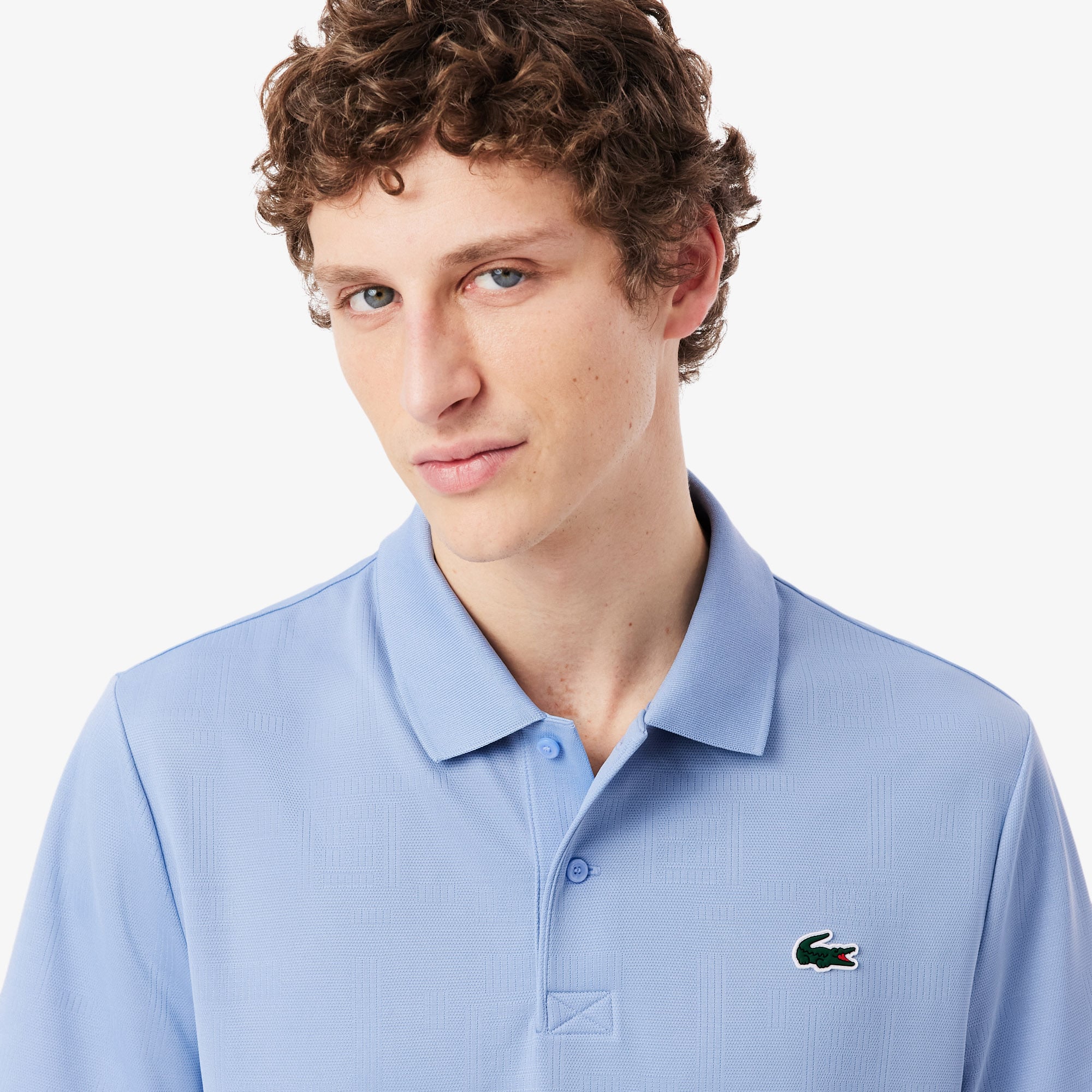 Áo Polo Tennis Lacoste Nam x Daniil Medvedev Ôm Dáng