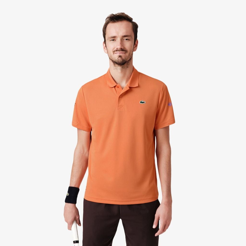 Áo Polo Tennis Lacoste Nam x Daniil Medvedev Ôm Dáng