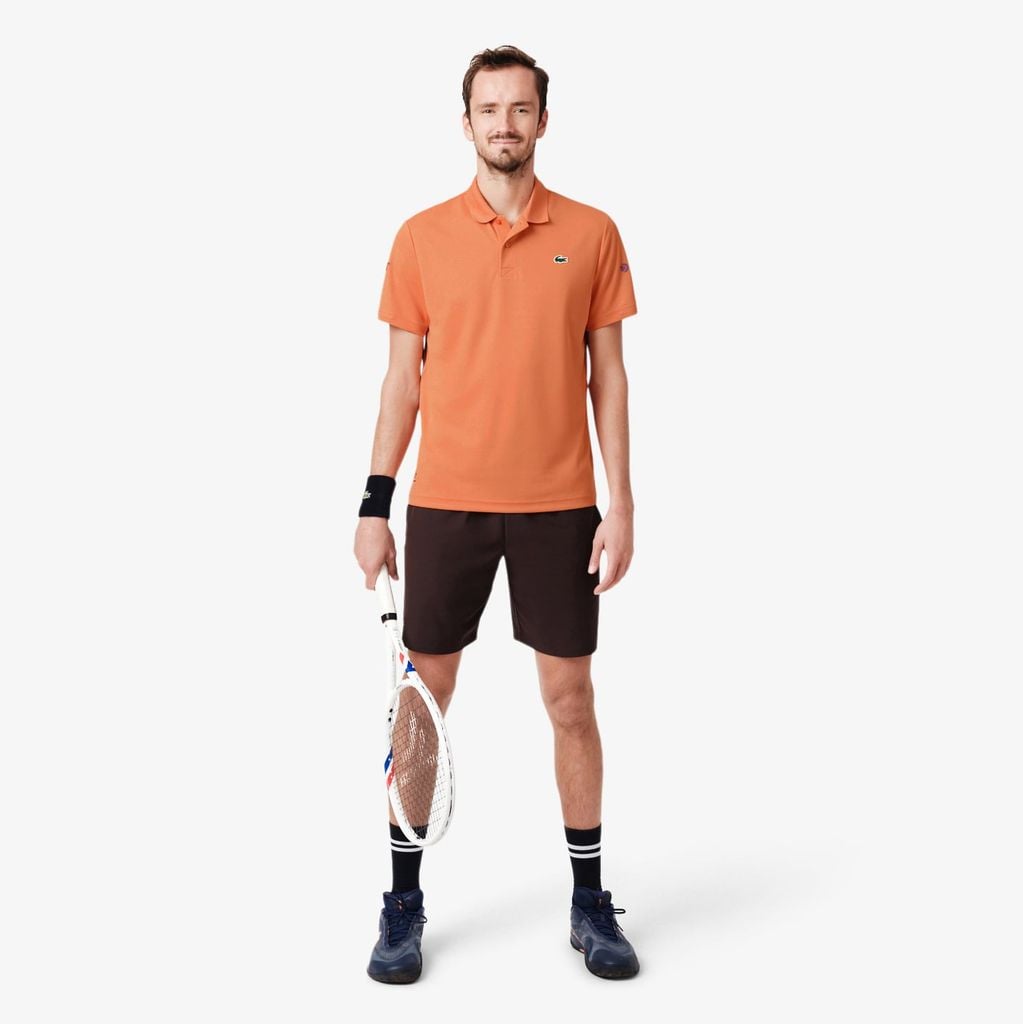 Áo Polo Tennis Lacoste Nam x Daniil Medvedev Ôm Dáng