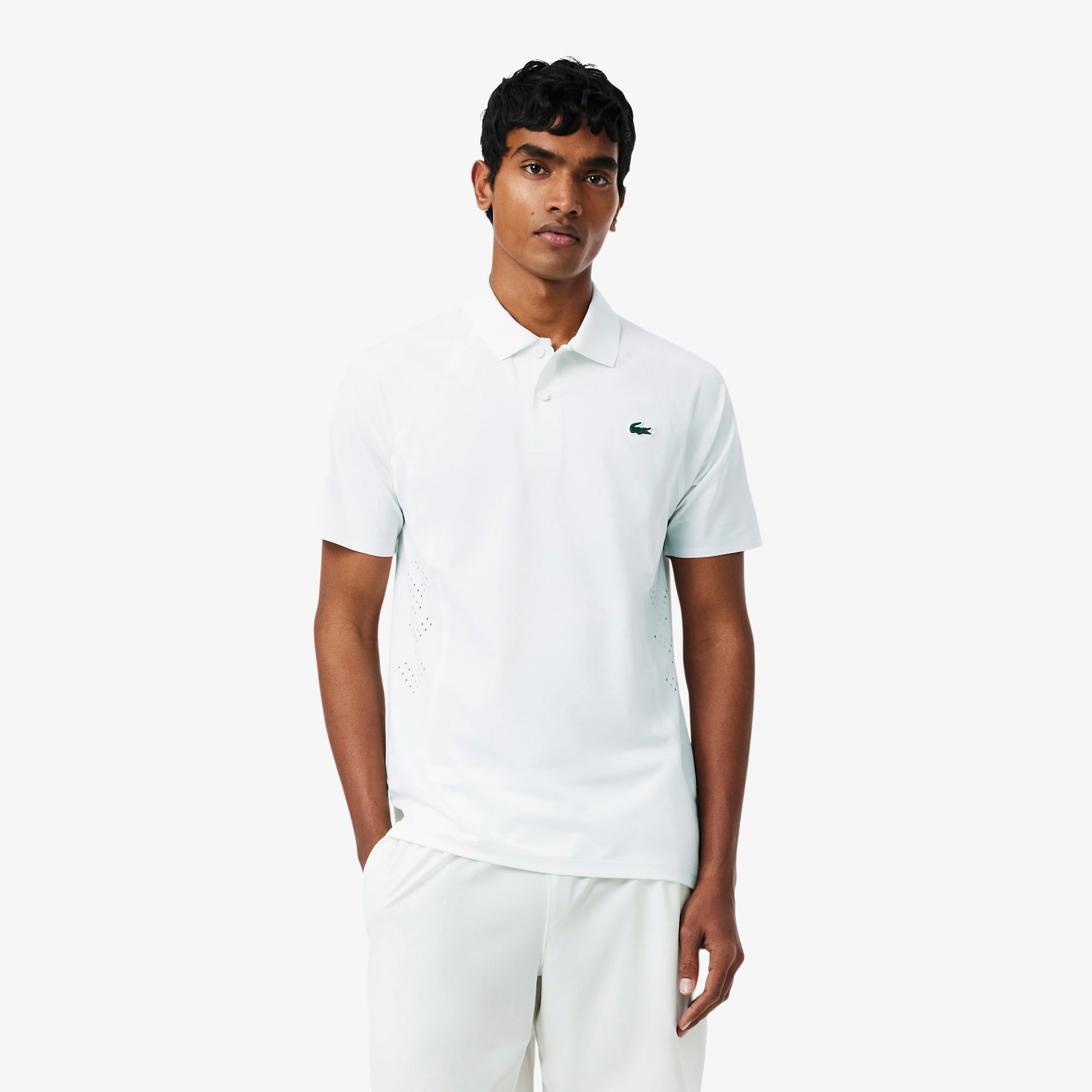 Áo Polo Tennis Lacoste Nam x Novak Djokovic On Court Ôm Dáng