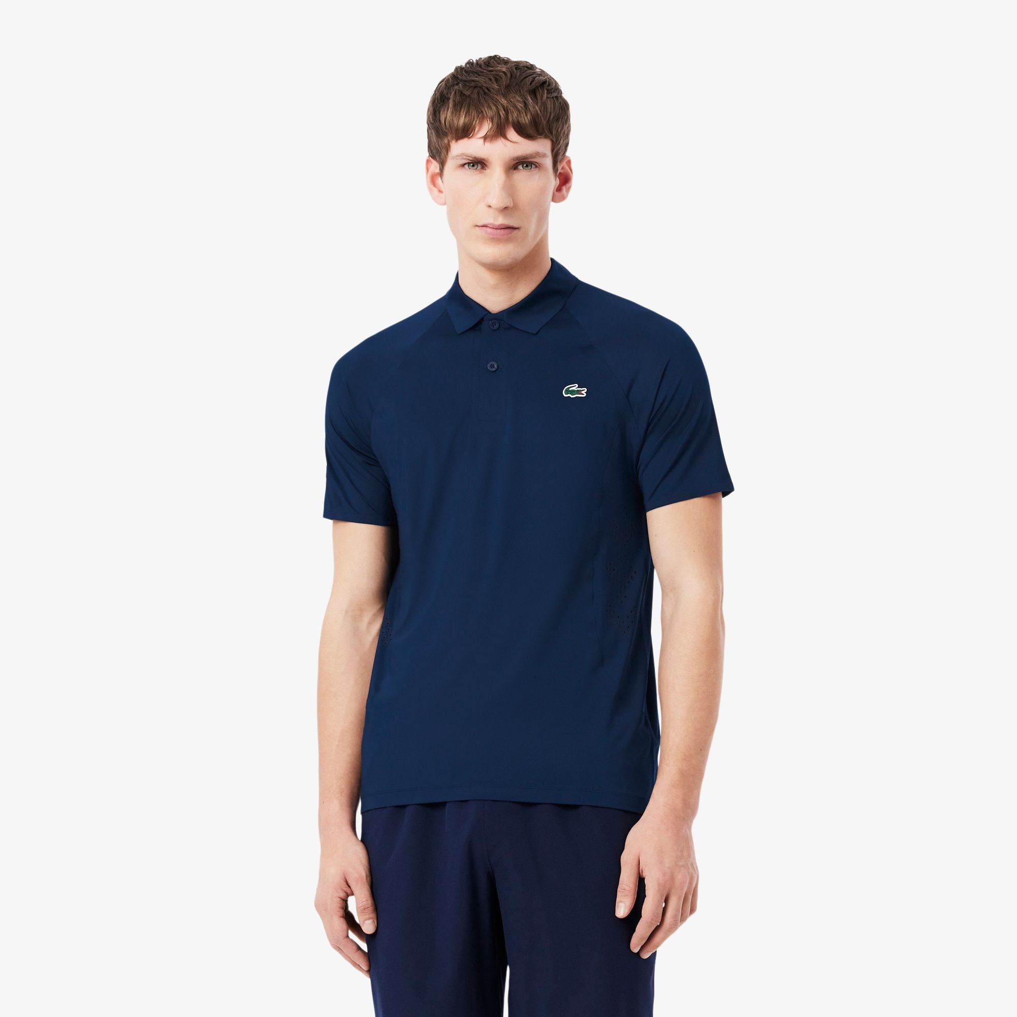 Áo Polo Tennis Lacoste Nam x Novak Djokovic On Court Ôm Dáng