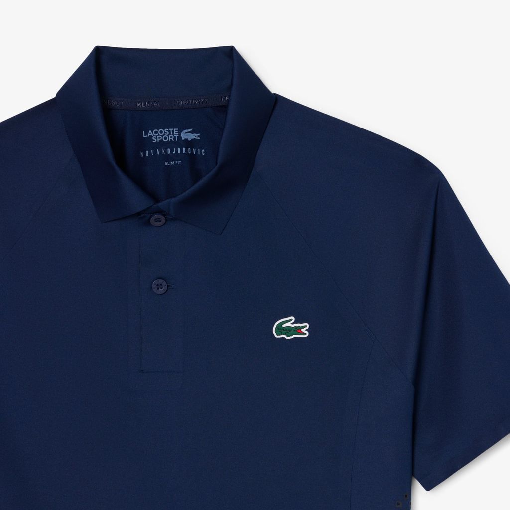 Áo Polo Tennis Lacoste Nam x Novak Djokovic On Court Ôm Dáng