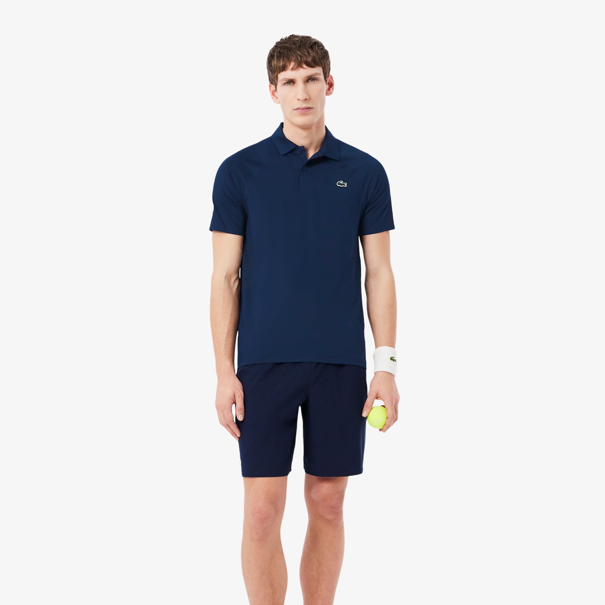 Áo Polo Tennis Lacoste Nam x Novak Djokovic On Court Ôm Dáng