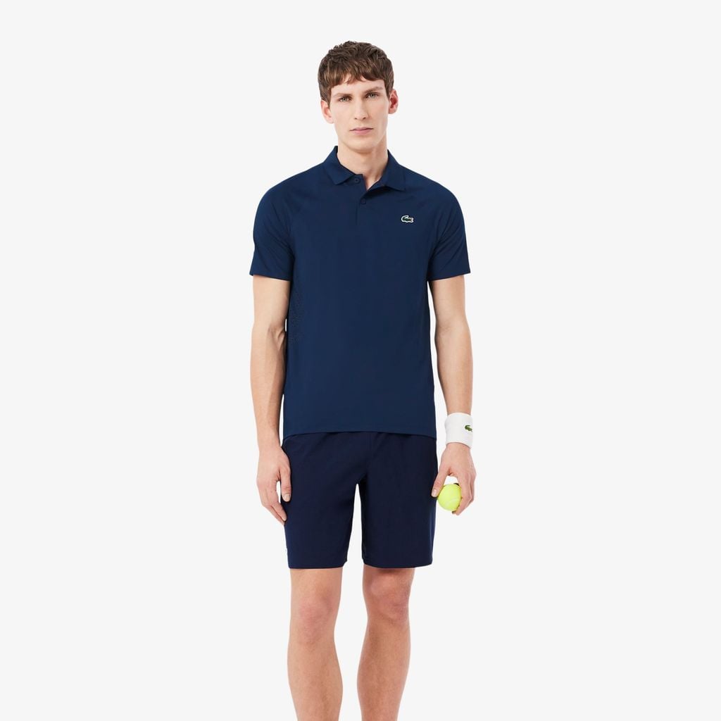Áo Polo Tennis Lacoste Nam x Novak Djokovic On Court Ôm Dáng