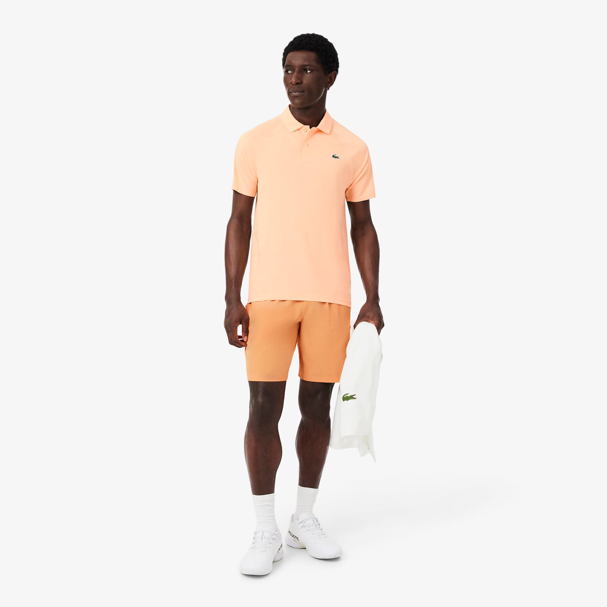 Áo Polo Tennis Lacoste Nam x Novak Djokovic On Court Ôm Dáng