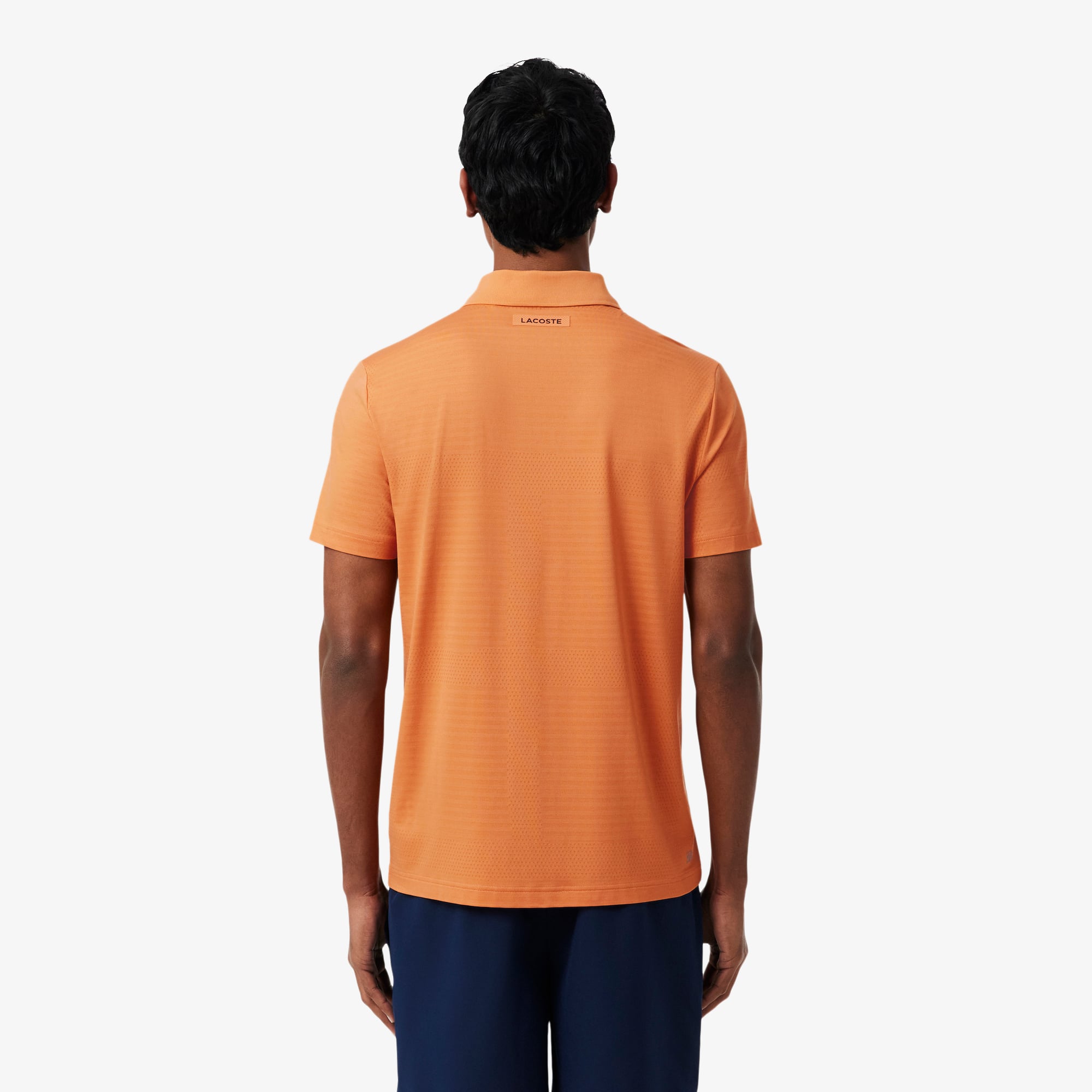 Áo Polo Tennis Lacoste Nam Ôm Dáng Co Giãn Dệt Nổi Công Nghệ Thoáng Khí