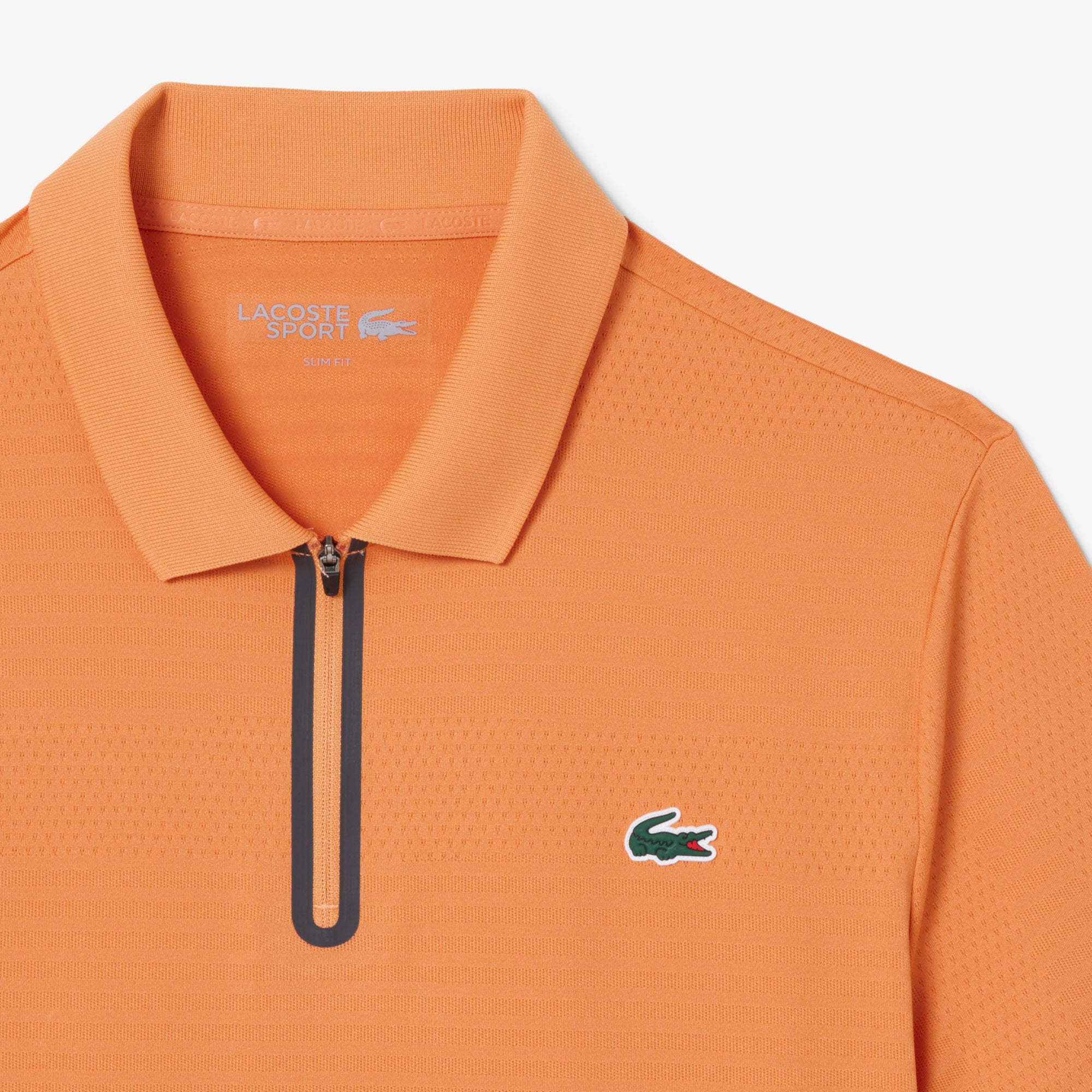 Áo Polo Tennis Lacoste Nam Ôm Dáng Co Giãn Dệt Nổi Công Nghệ Thoáng Khí