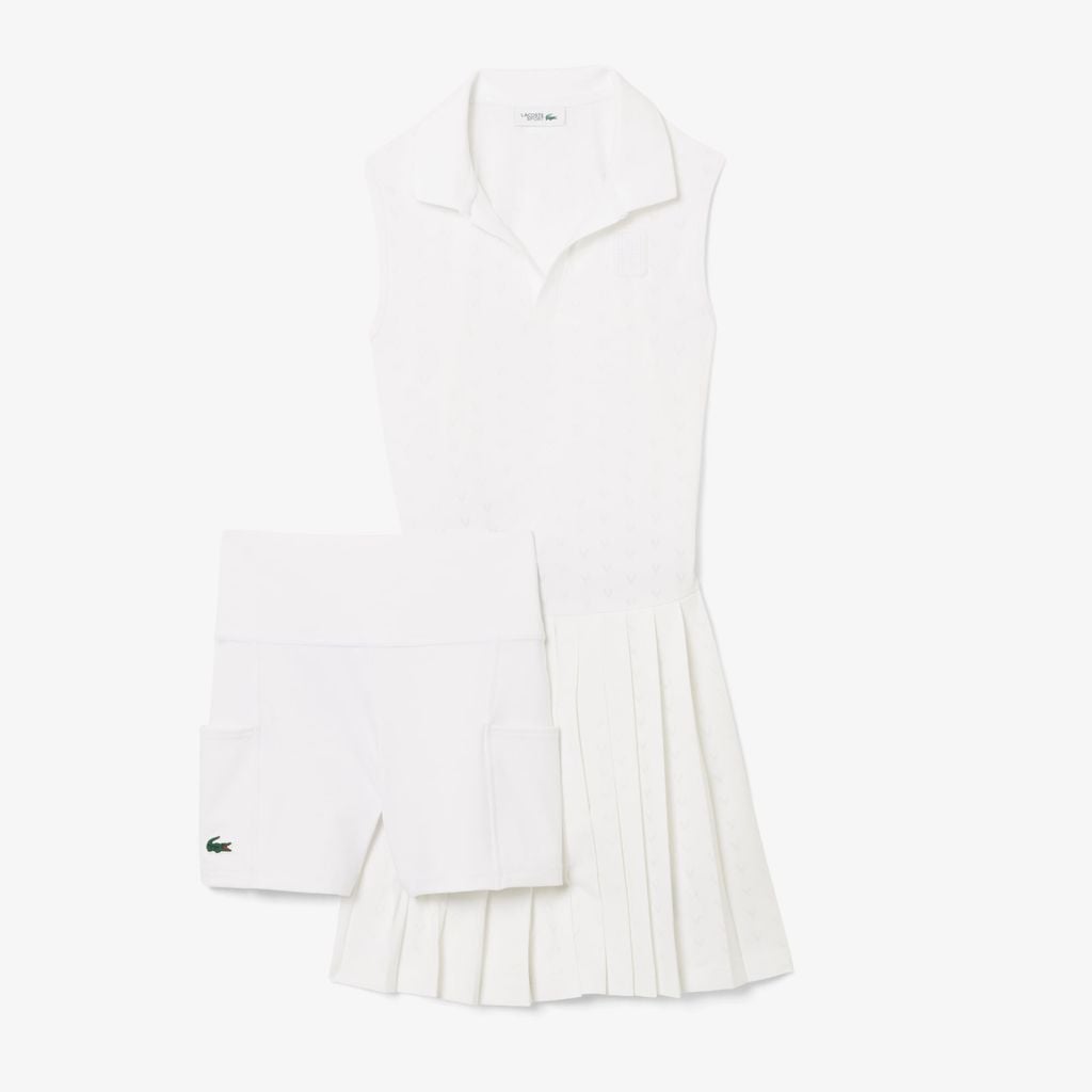 Đầm Tennis Lacoste Nữ Heritage Có Lớp Lót Công Nghệ Thoáng Khí