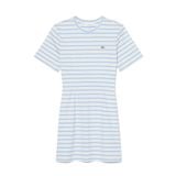 Đầm Lacoste Nữ Ôm Dáng Chất Liệu Cotton Kẻ Sọc
