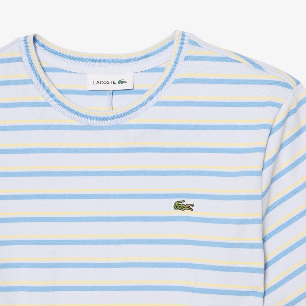 Đầm Lacoste Nữ Ôm Dáng Chất Liệu Cotton Kẻ Sọc