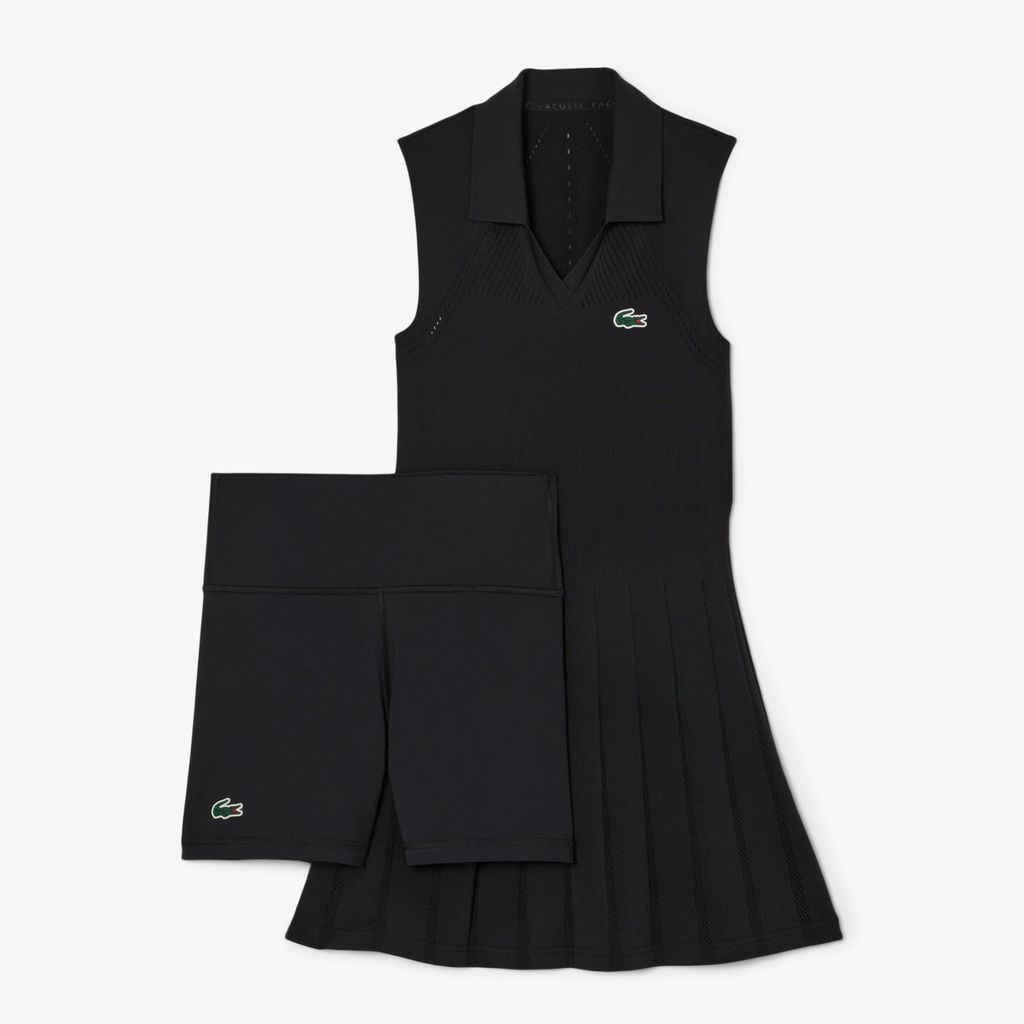Đầm Và Quần Ngắn Tennis Lacoste Nữ Chất Liệu Co Giãn