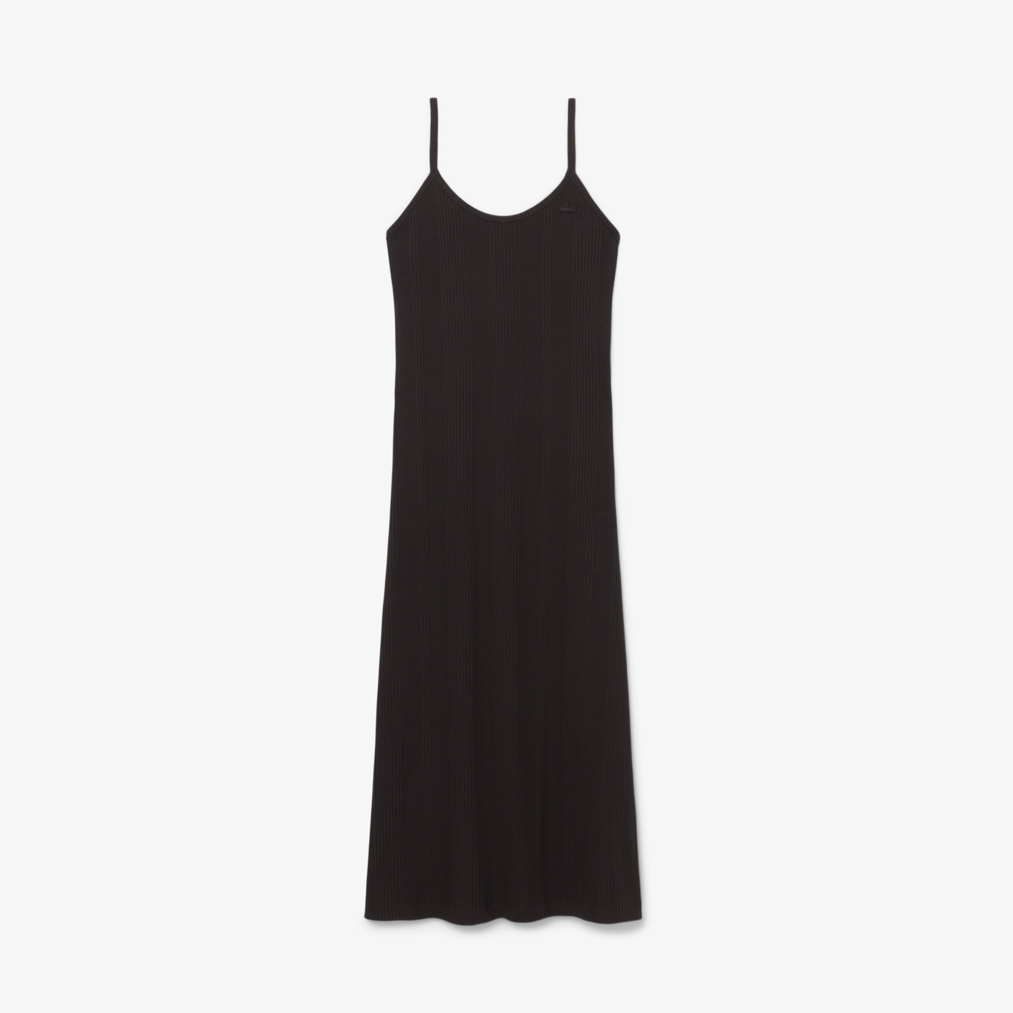 Đầm Maxi Lacoste Nữ Ôm Dáng Chất Liệu Cotton Gân Có Dây