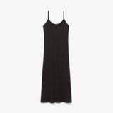 Đầm Maxi Lacoste Nữ Ôm Dáng Chất Liệu Cotton Gân Có Dây