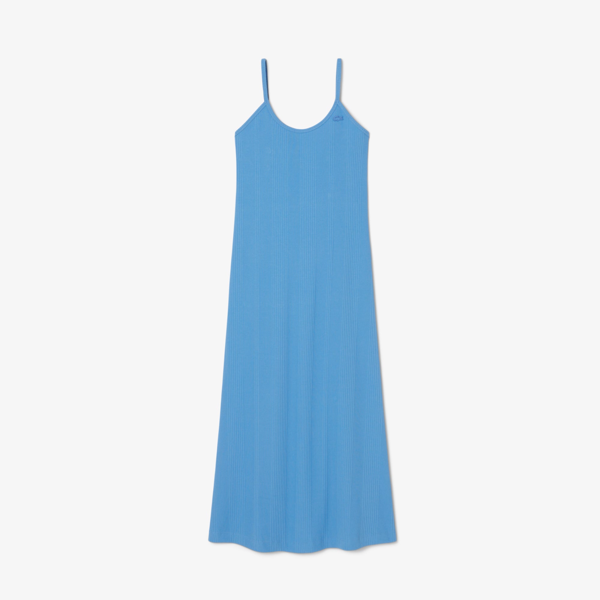 Đầm Maxi Lacoste Nữ Ôm Dáng Chất Liệu Cotton Gân Có Dây