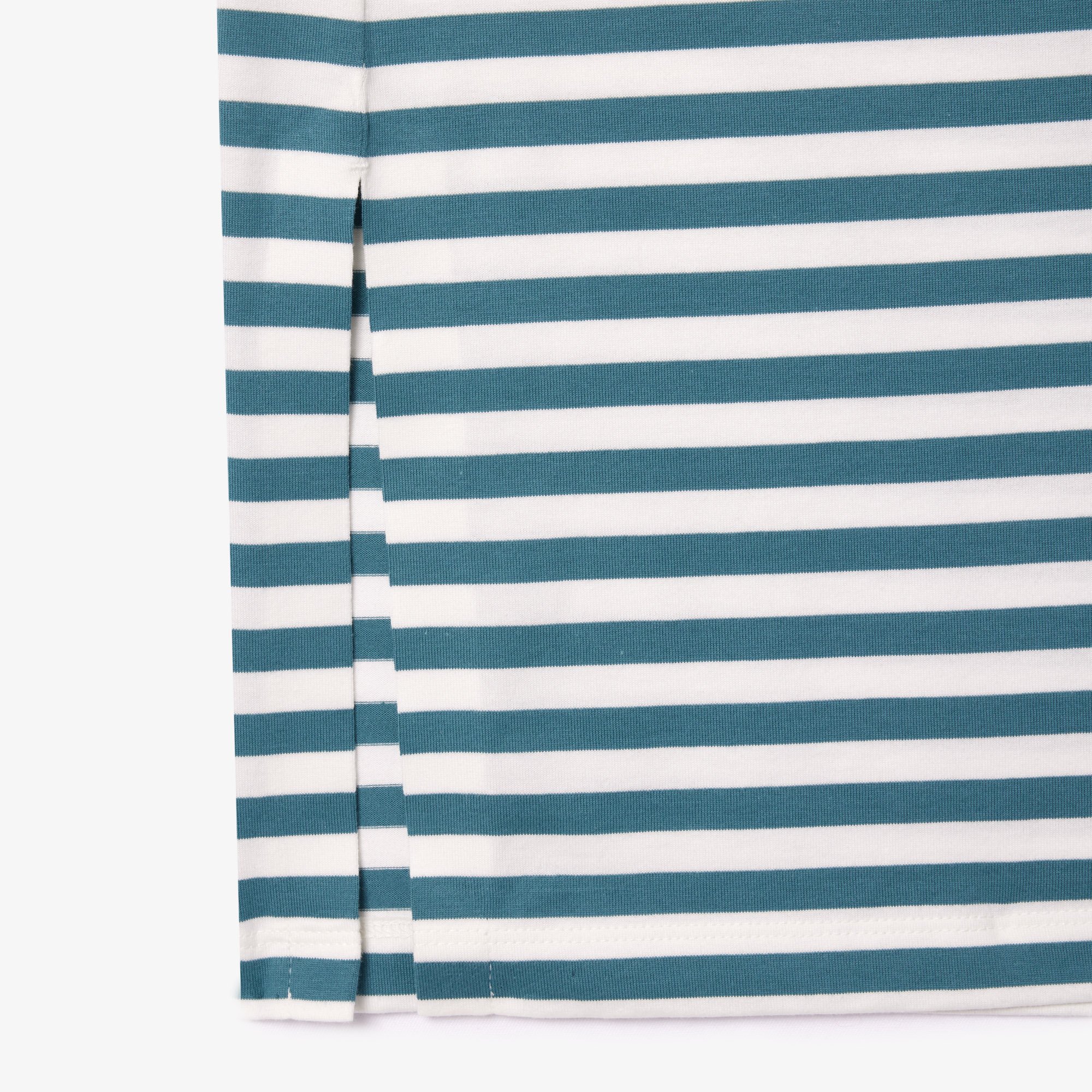 Đầm Lacoste Nữ Sọc Độ Dài Vừa Phải Chất Liệu Cotton Jersey