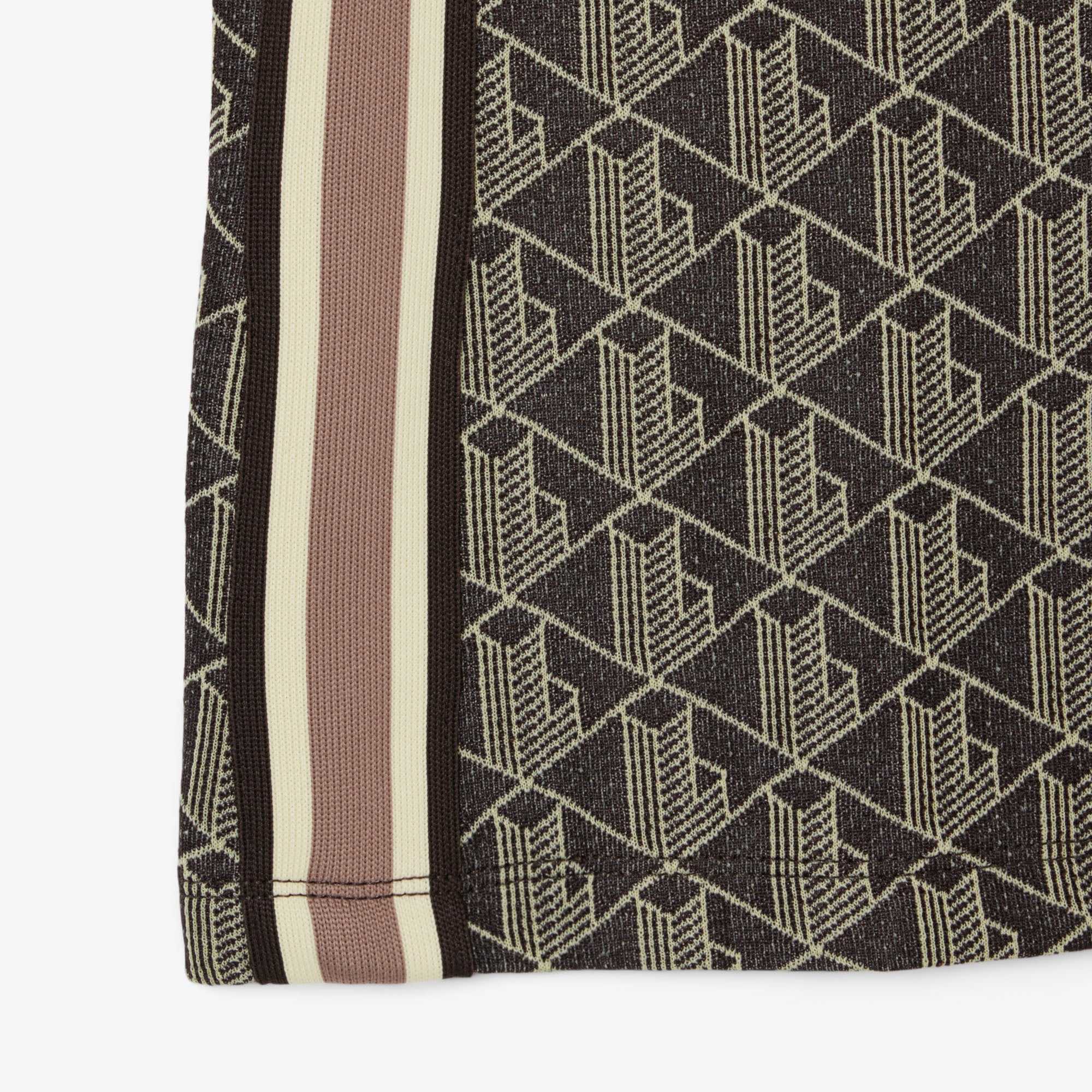 Đầm Polo Lacoste Nữ Ôm Dáng Họa Tiết Monogram