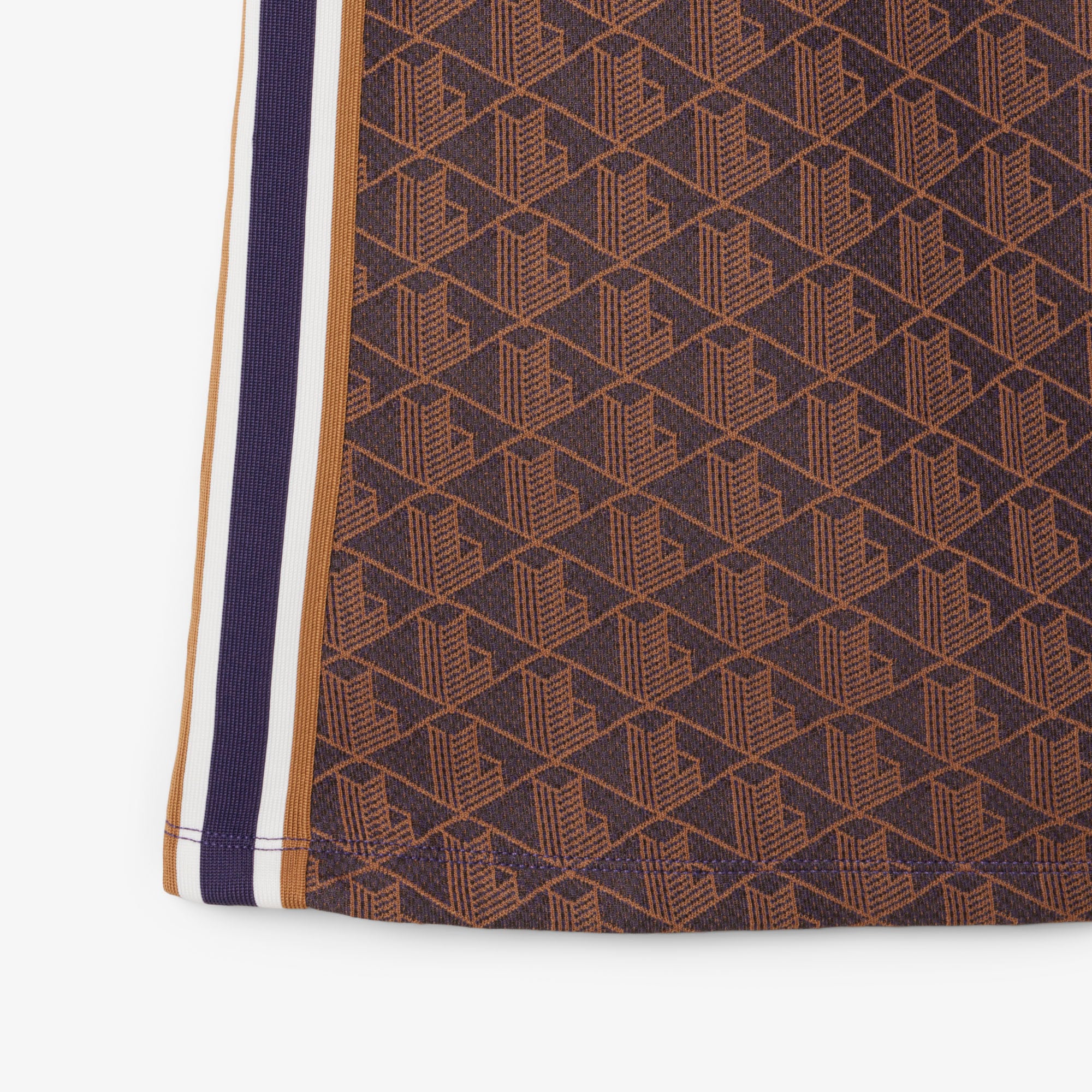 Đầm Polo Lacoste Nữ Ôm Dáng Họa Tiết Monogram