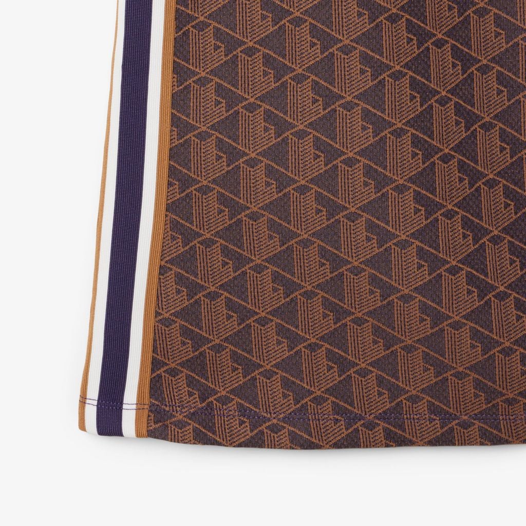 Đầm Polo Lacoste Nữ Ôm Dáng Họa Tiết Monogram