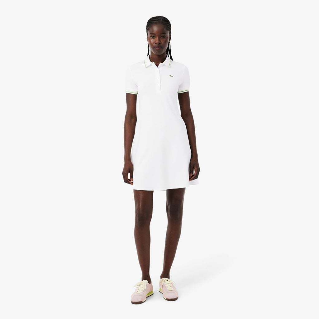 Đầm Polo Lacoste Nữ Xòe Chất Liệu Co Giãn