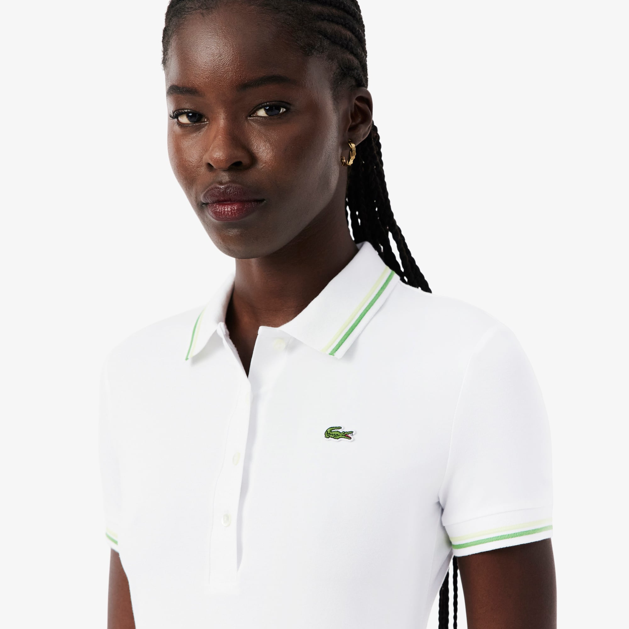 Đầm Polo Lacoste Nữ Xòe Chất Liệu Co Giãn