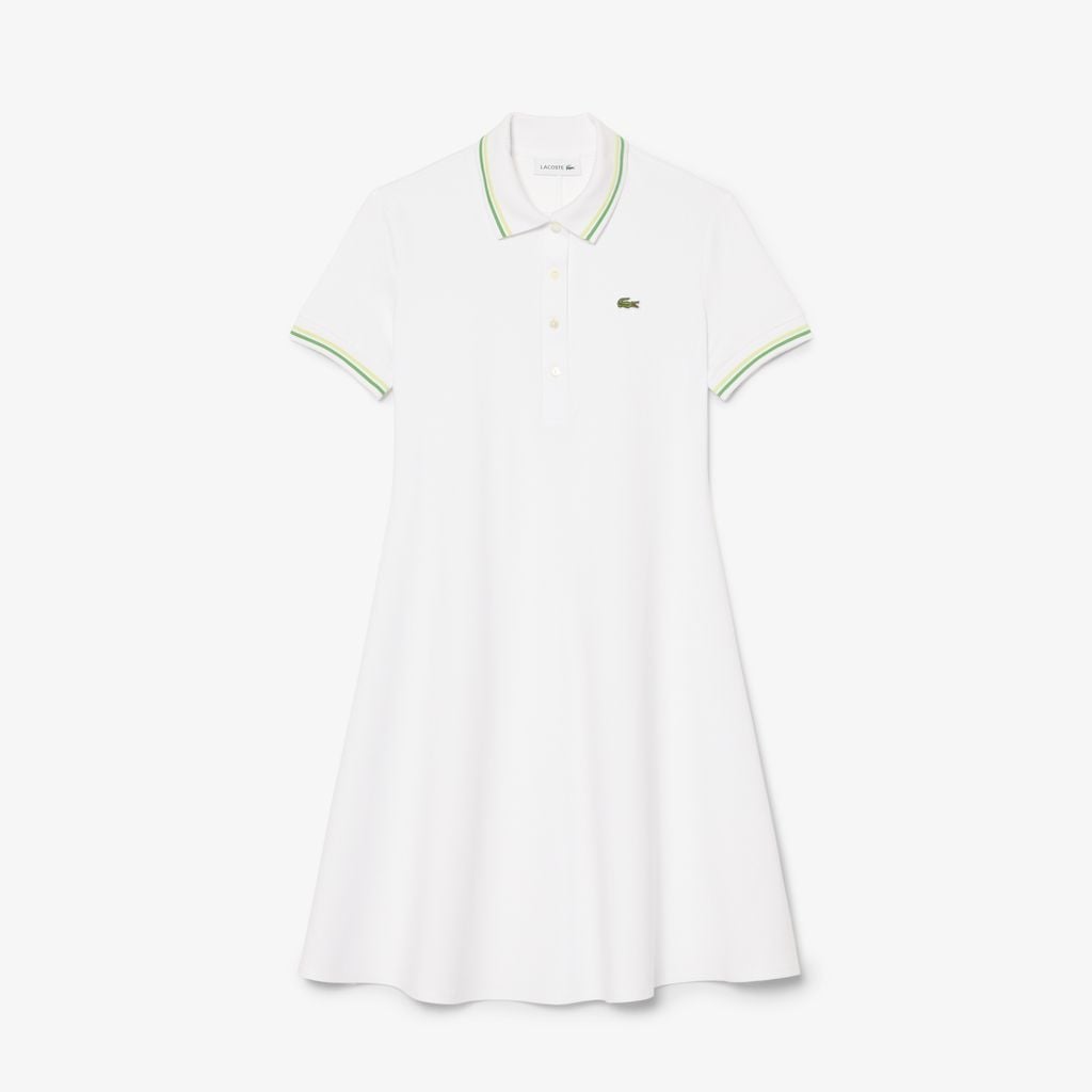 Đầm Polo Lacoste Nữ Xòe Chất Liệu Co Giãn
