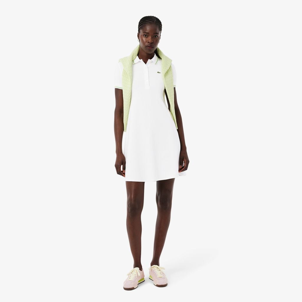 Đầm Polo Lacoste Nữ Xòe Chất Liệu Co Giãn