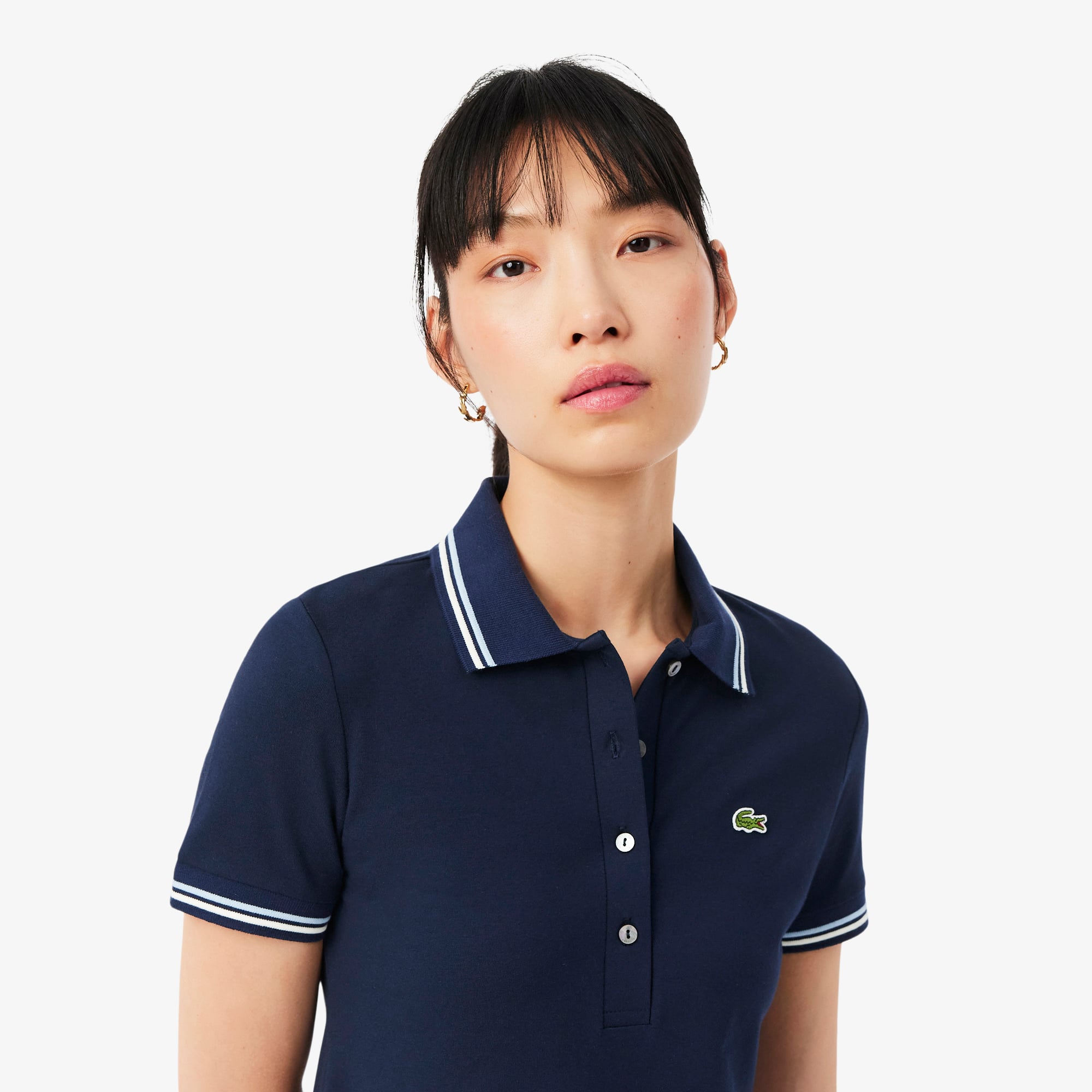Đầm Polo Lacoste Nữ Xòe Chất Liệu Co Giãn