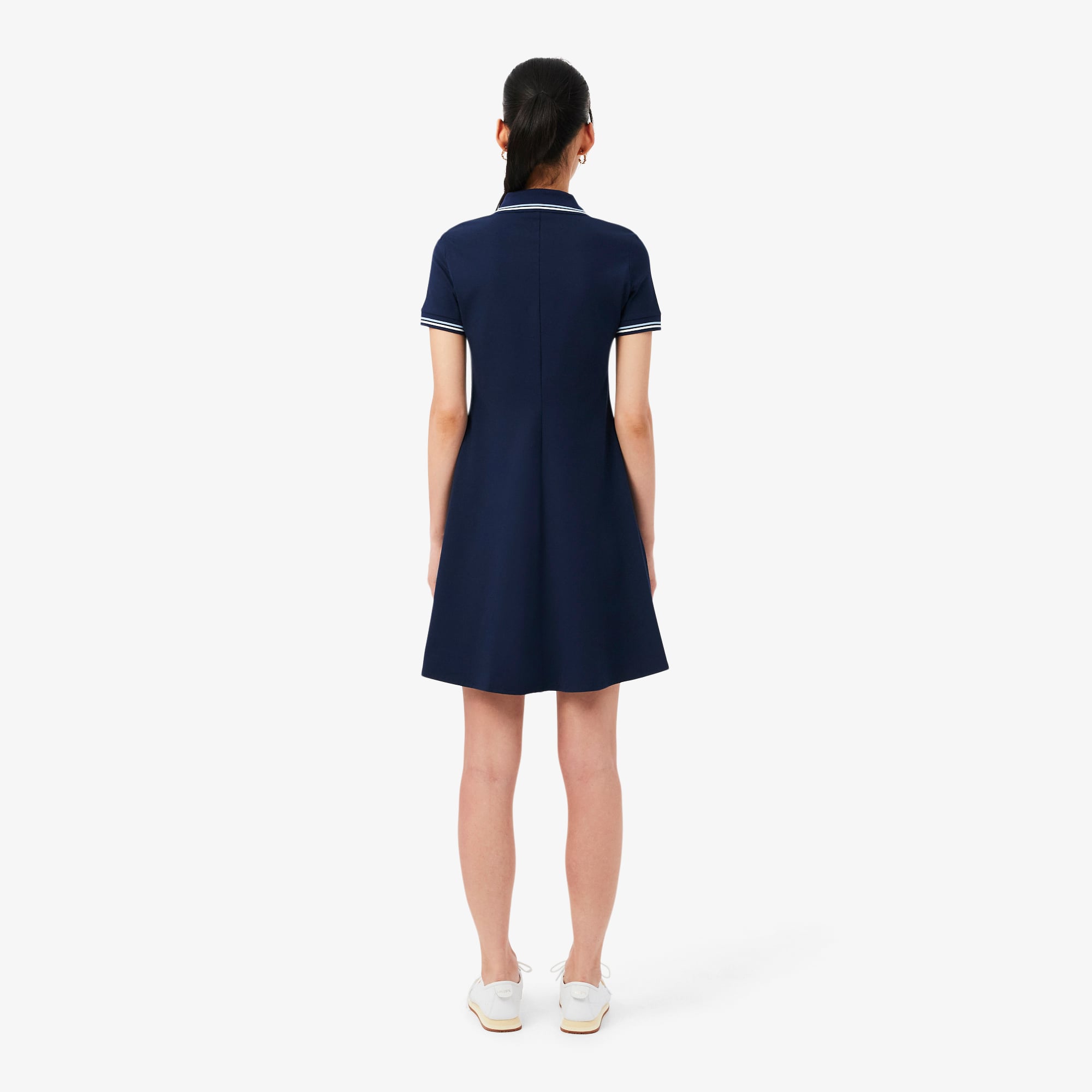 Đầm Polo Lacoste Nữ Xòe Chất Liệu Co Giãn