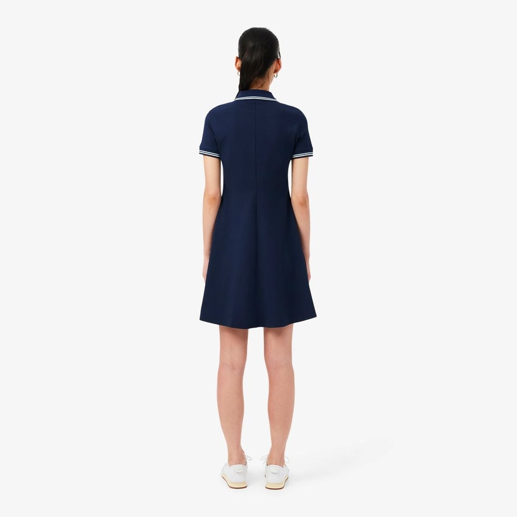 Đầm Polo Lacoste Nữ Xòe Chất Liệu Co Giãn