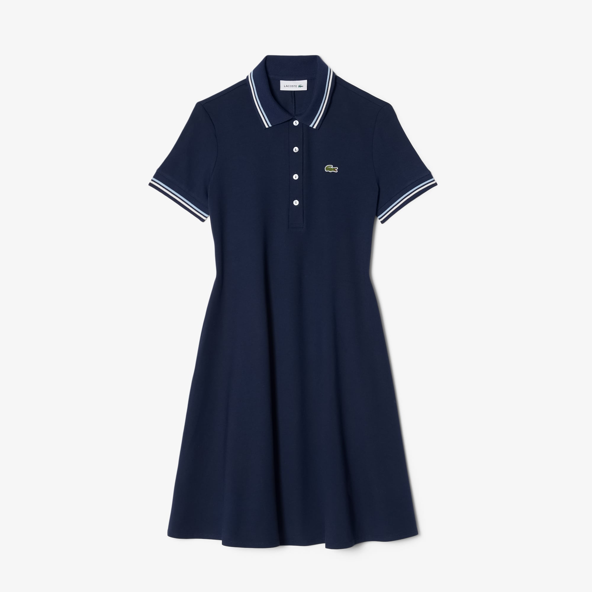 Đầm Polo Lacoste Nữ Xòe Chất Liệu Co Giãn