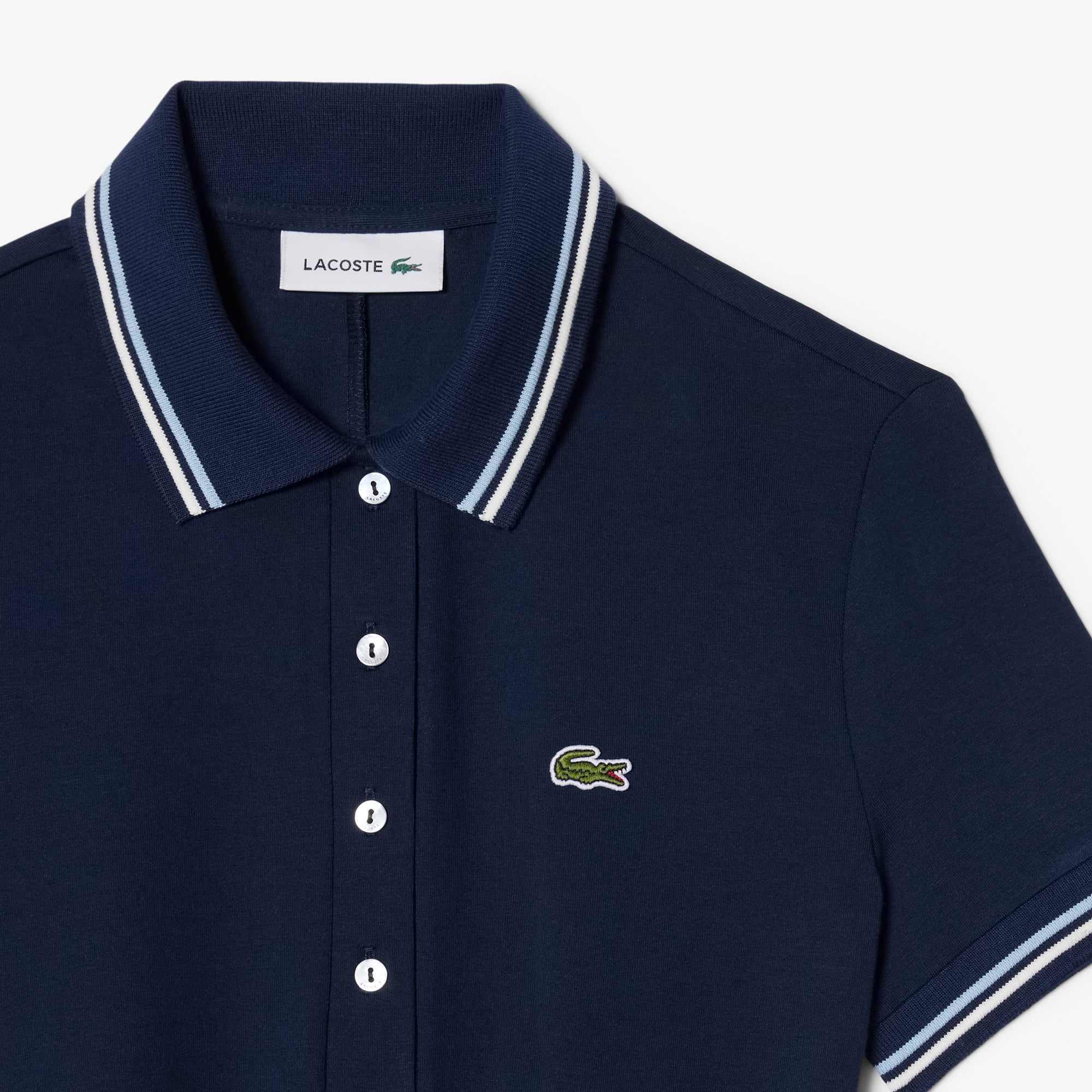 Đầm Polo Lacoste Nữ Xòe Chất Liệu Co Giãn