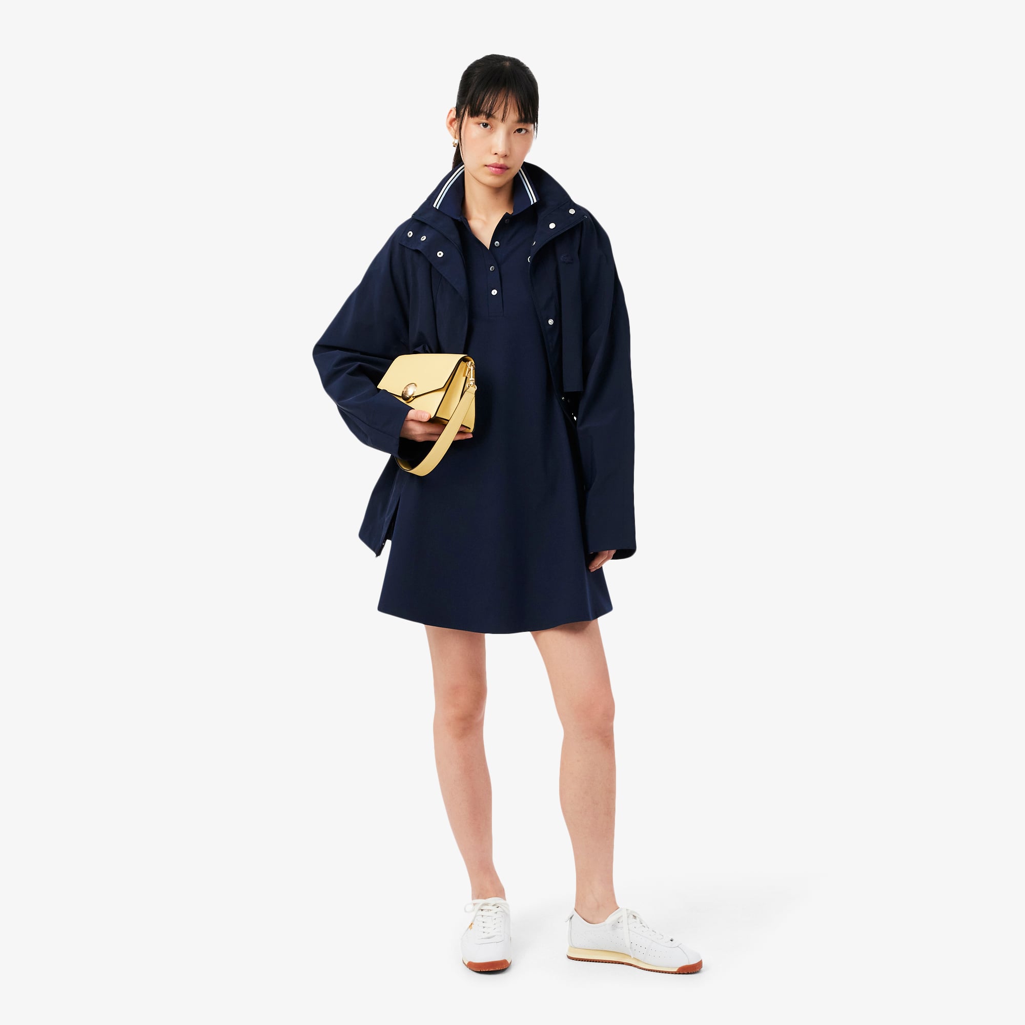 Đầm Polo Lacoste Nữ Xòe Chất Liệu Co Giãn
