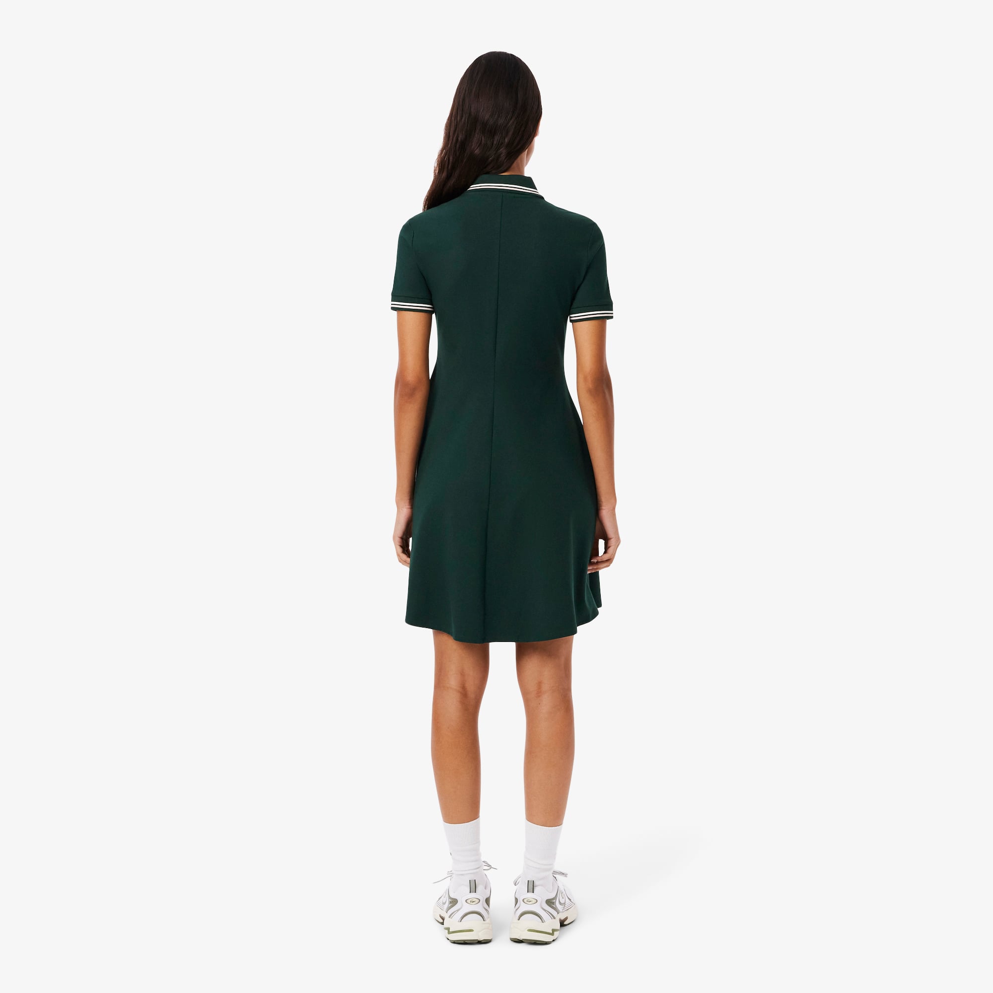 Đầm Polo Lacoste Nữ Xòe Chất Liệu Co Giãn