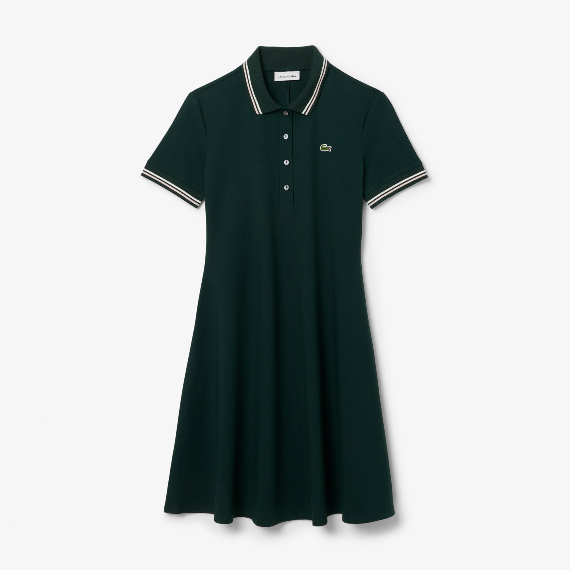 Đầm Polo Lacoste Nữ Xòe Chất Liệu Co Giãn