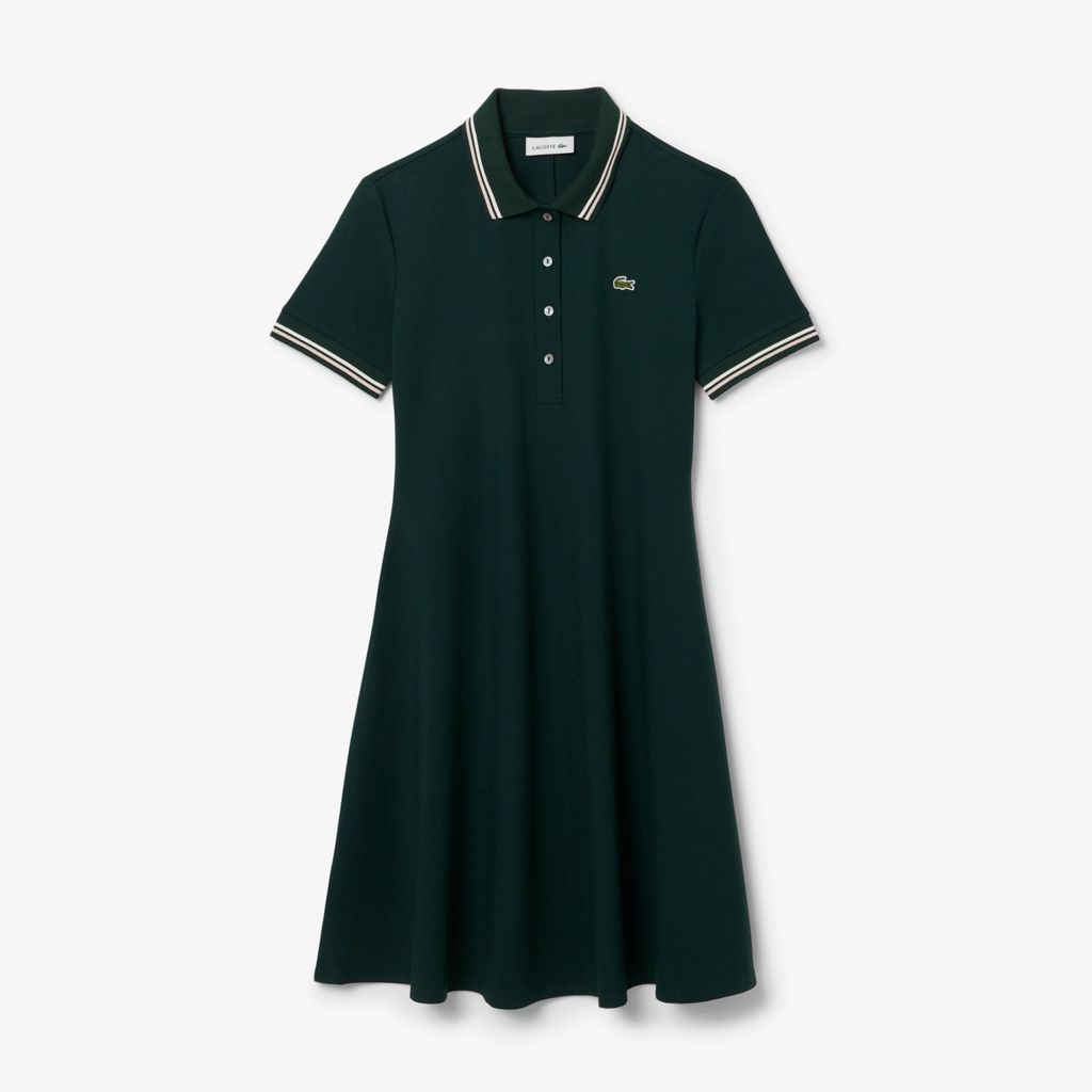 Đầm Polo Lacoste Nữ Xòe Chất Liệu Co Giãn