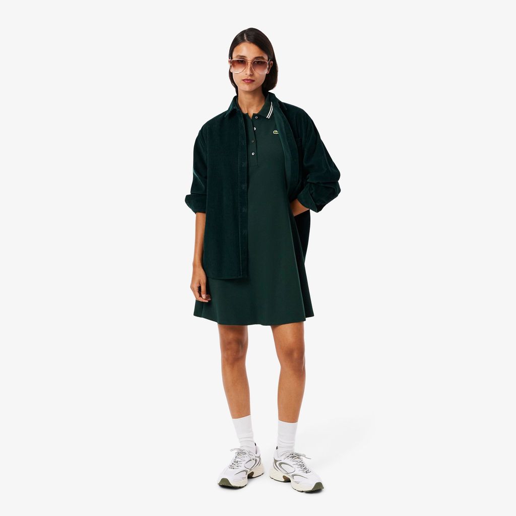 Đầm Polo Lacoste Nữ Xòe Chất Liệu Co Giãn
